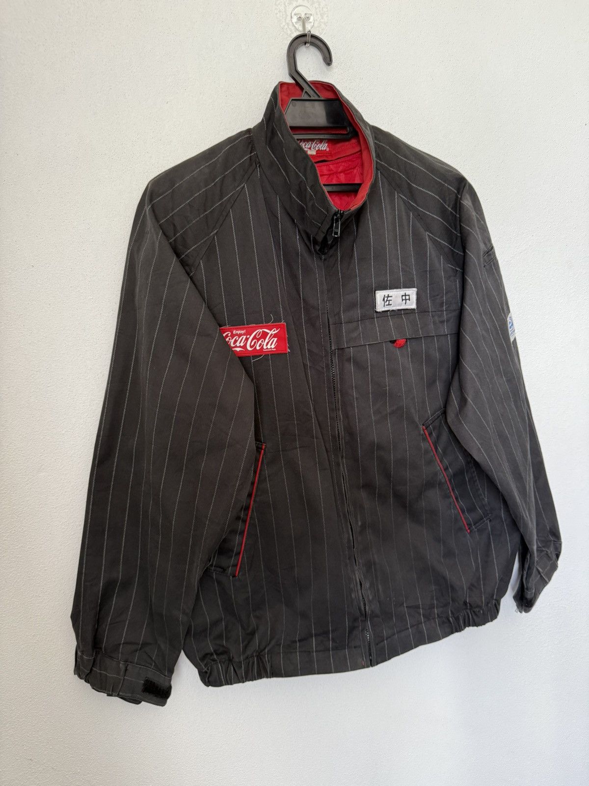Coca Cola × Kith ENJOY COCA COLA JACKET BOMBER STYLE SPELL OUT WORK WEAR Size US M / EU 48-50 / 2 - 3 Thumbnail
