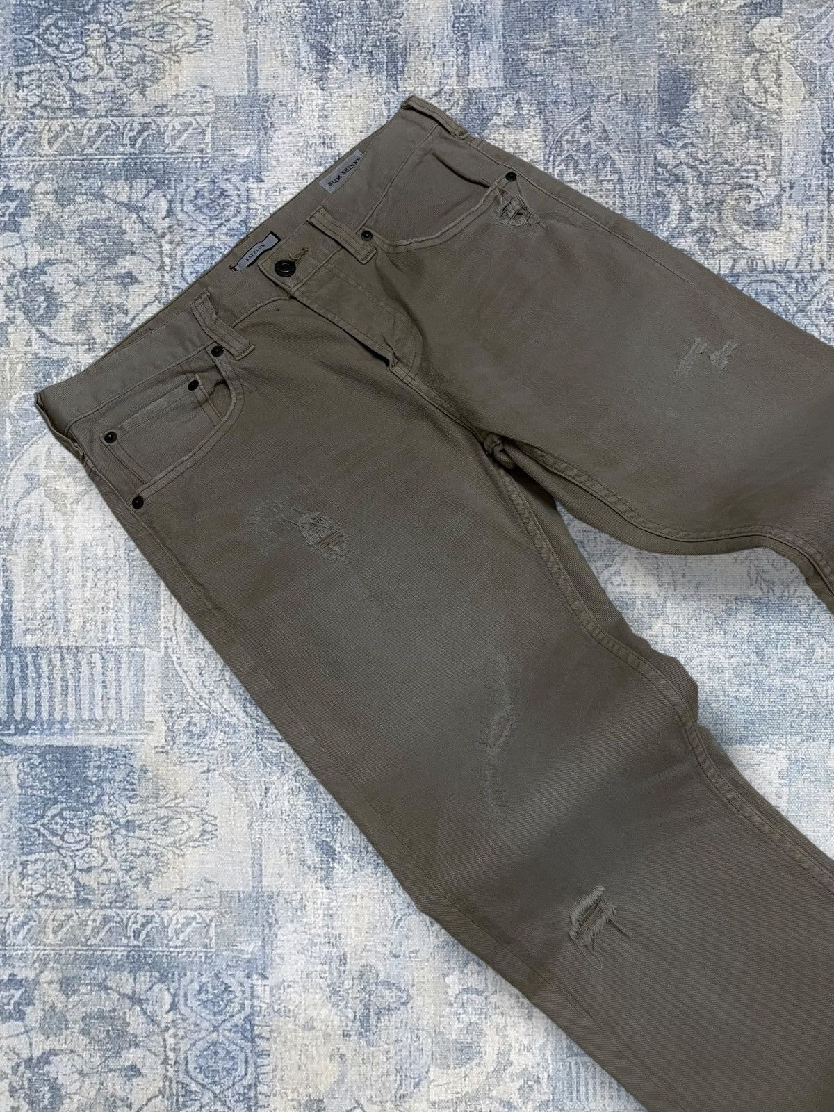 Japanese Brand Vintage Japan Designer Bayflow Slim Skinny Distressed Denim Size US 32 / EU 48 - 7 Thumbnail