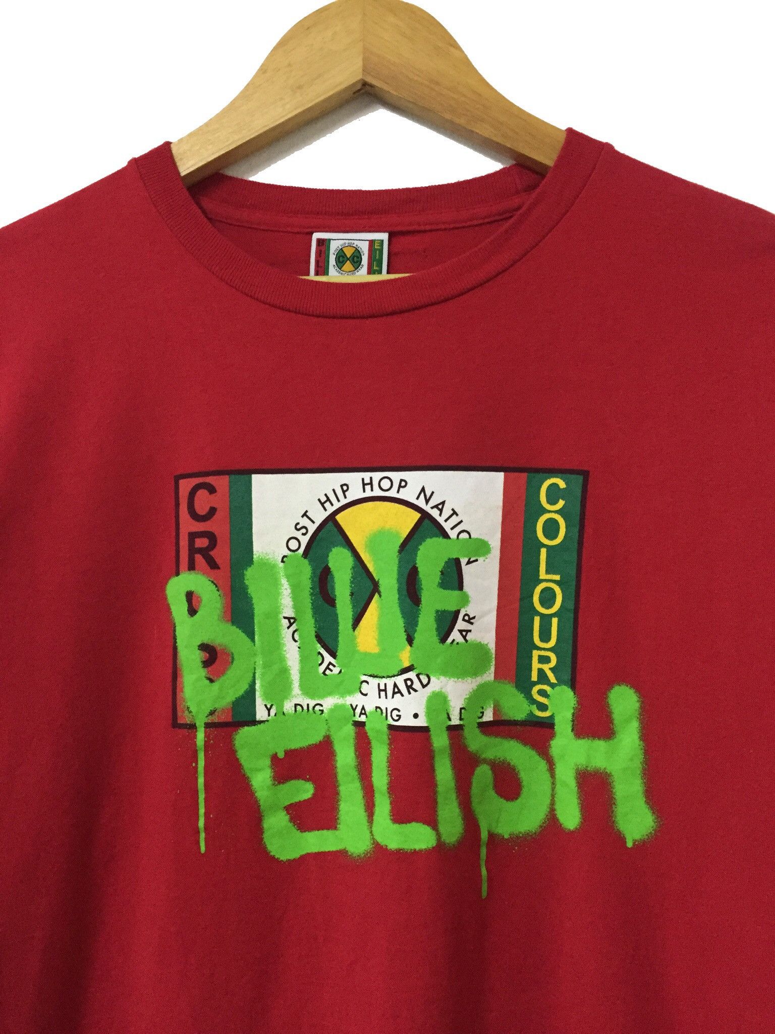 Cross Colours BILLIE EILISH CROSS COLOURS CXC POST HIP HOP NATION TSHIRT Size US M / EU 48-50 / 2 - 3 Thumbnail