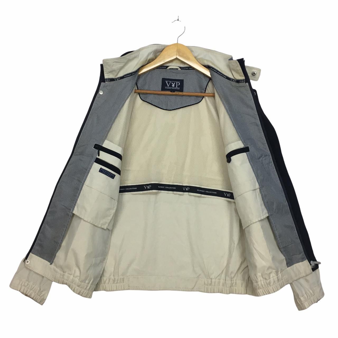Playboy Vtg PLAYBOY COLLECTION VIP Zip Up Jacket Telephone Pocket Size US L / EU 52-54 / 3 - 2 Thumbnail