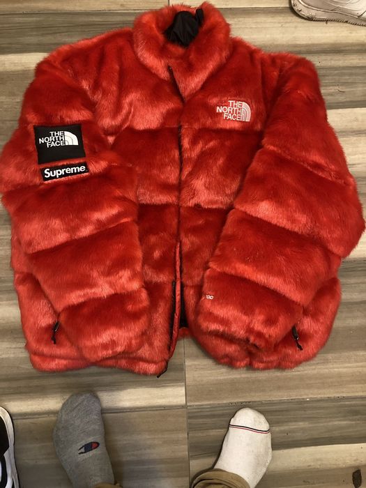 Supreme Supreme/The North Face Faux Jacket | Grailed