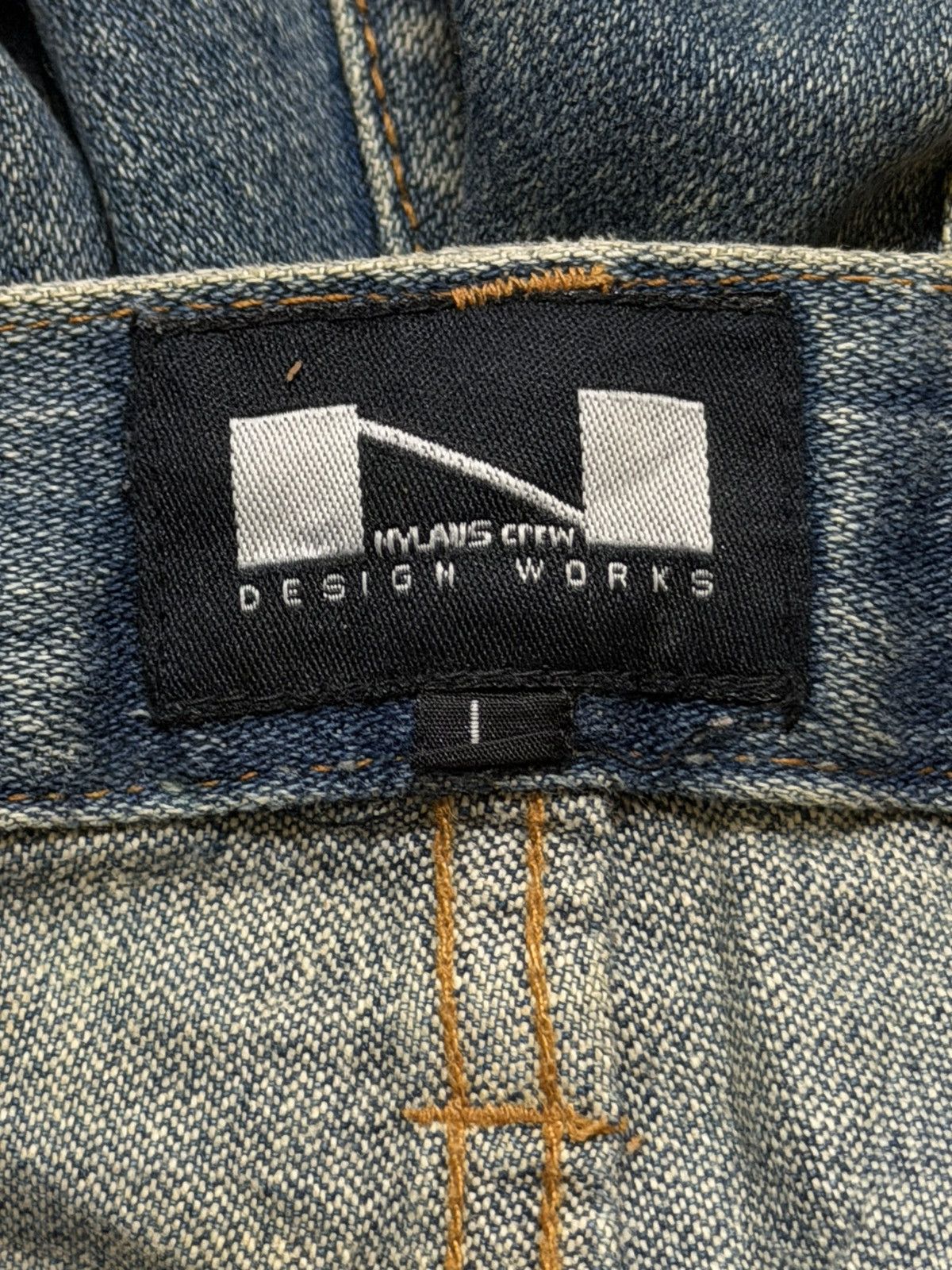 Hysteric Glamour Vintage 90s Japan Nylaus Faded Wash Distress Straight Loose Size US 32 / EU 48 - 7 Thumbnail
