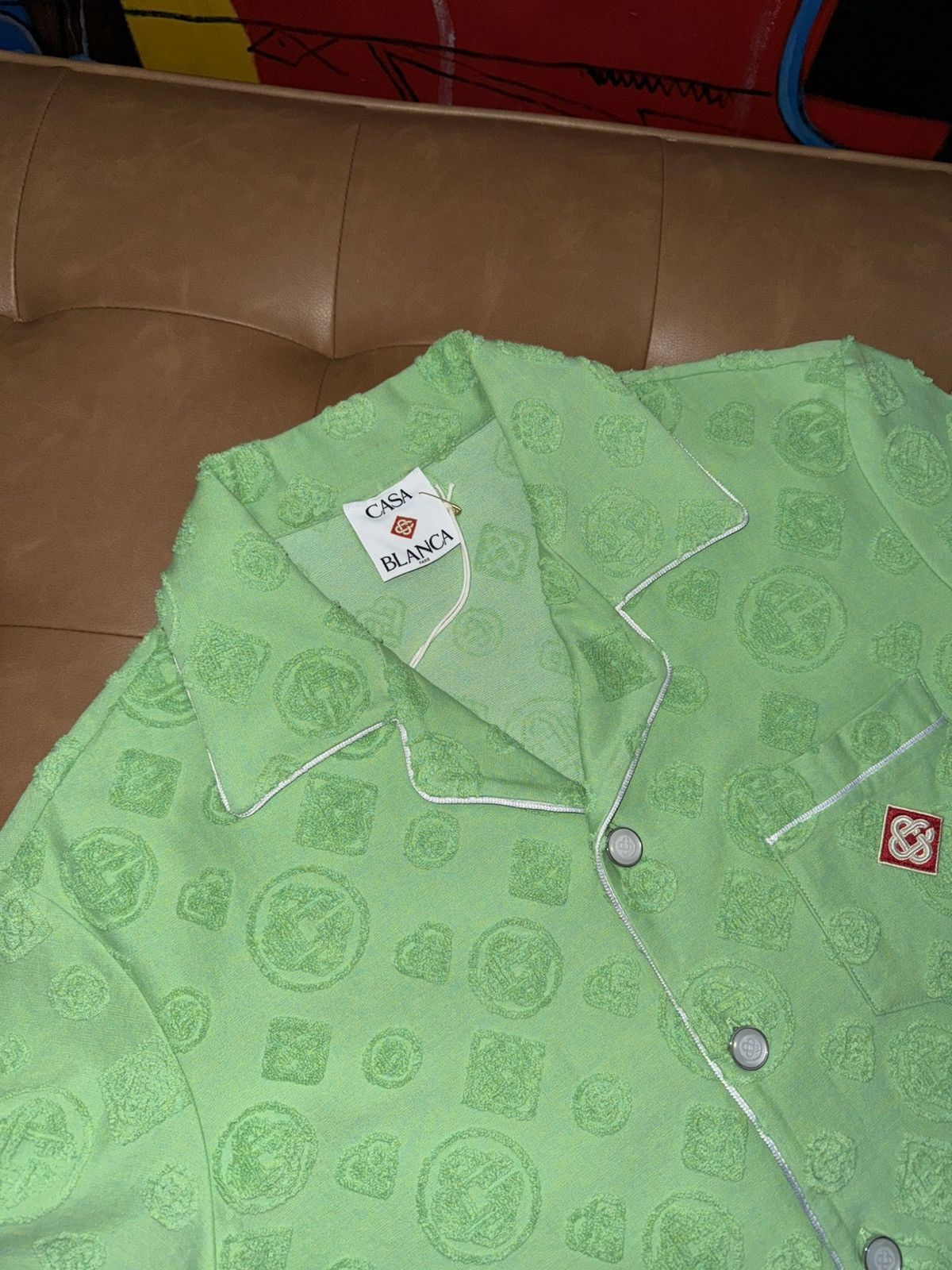 Casablanca Toweling monogram shirt Size US L / EU 52-54 / 3 - 2 Thumbnail