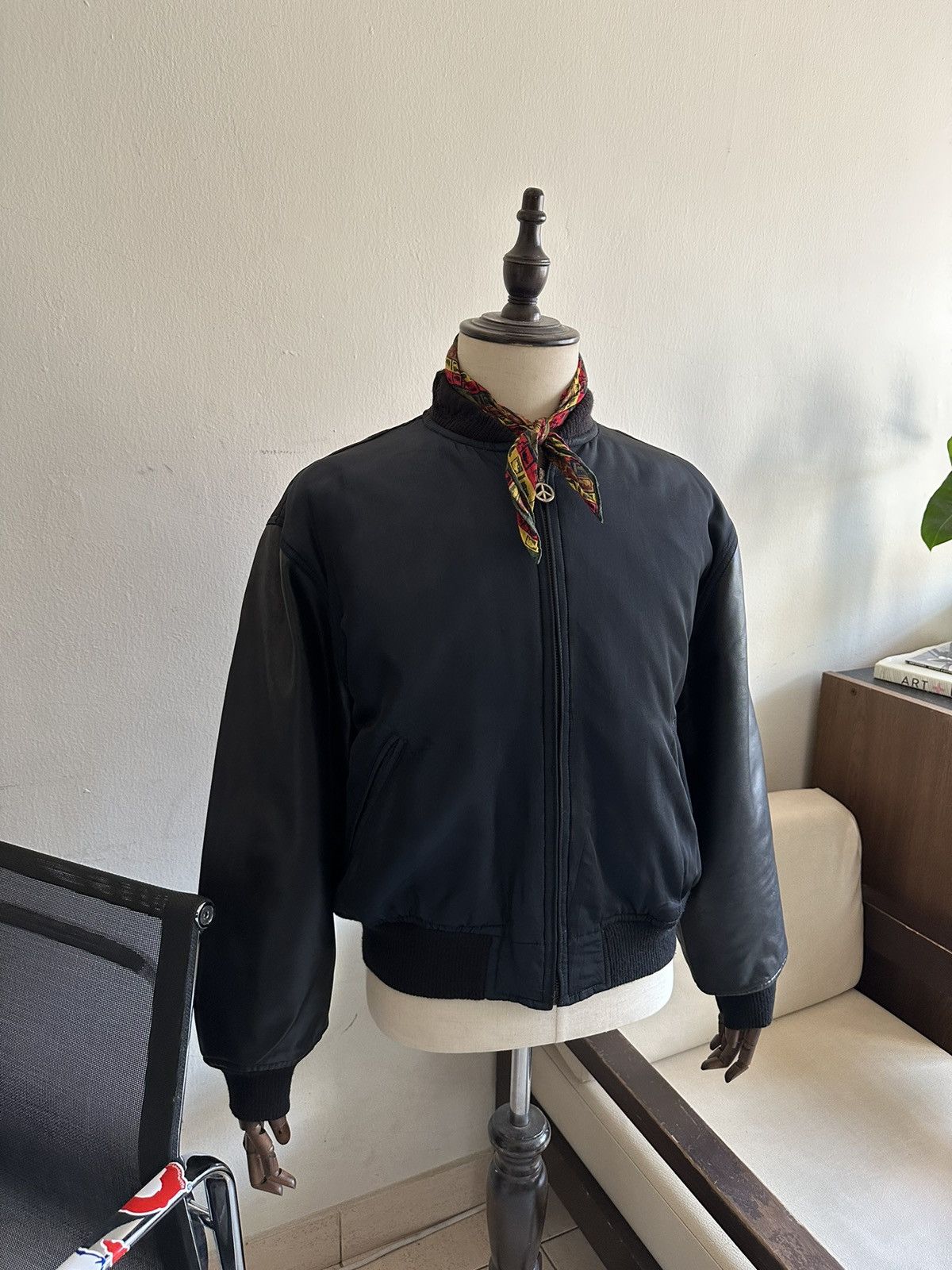 Jeremy Scott 1990s Moschino Leather Jacket Size US M / EU 48-50 / 2 - 19 Thumbnail