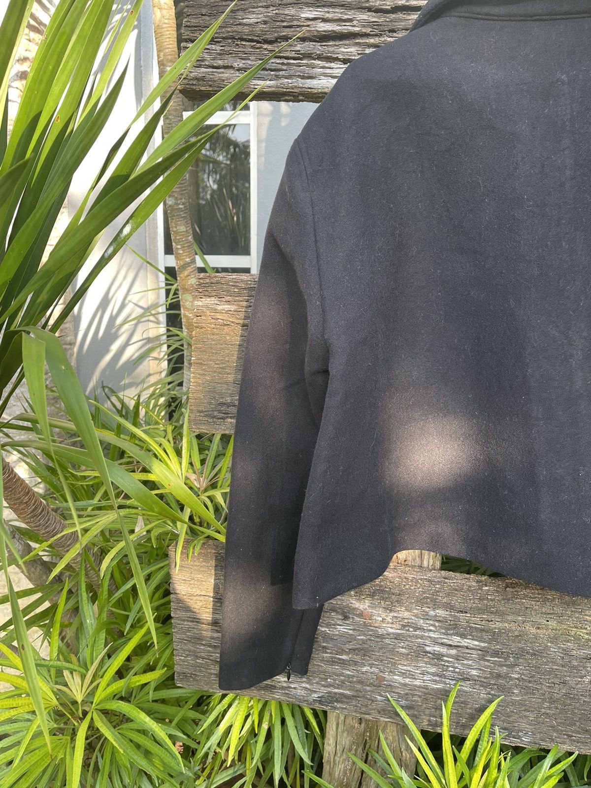 Sarah Pacini Sarah Pacini Cropped Wool Jacket - Made in Italy Size M / US 6-8 / IT 42-44 - 10 Thumbnail