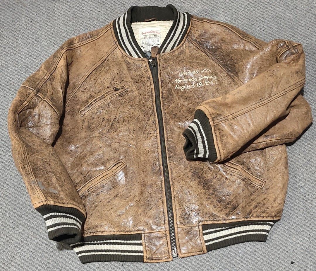 Vintage Avirex iconic Leather Jacket (S)