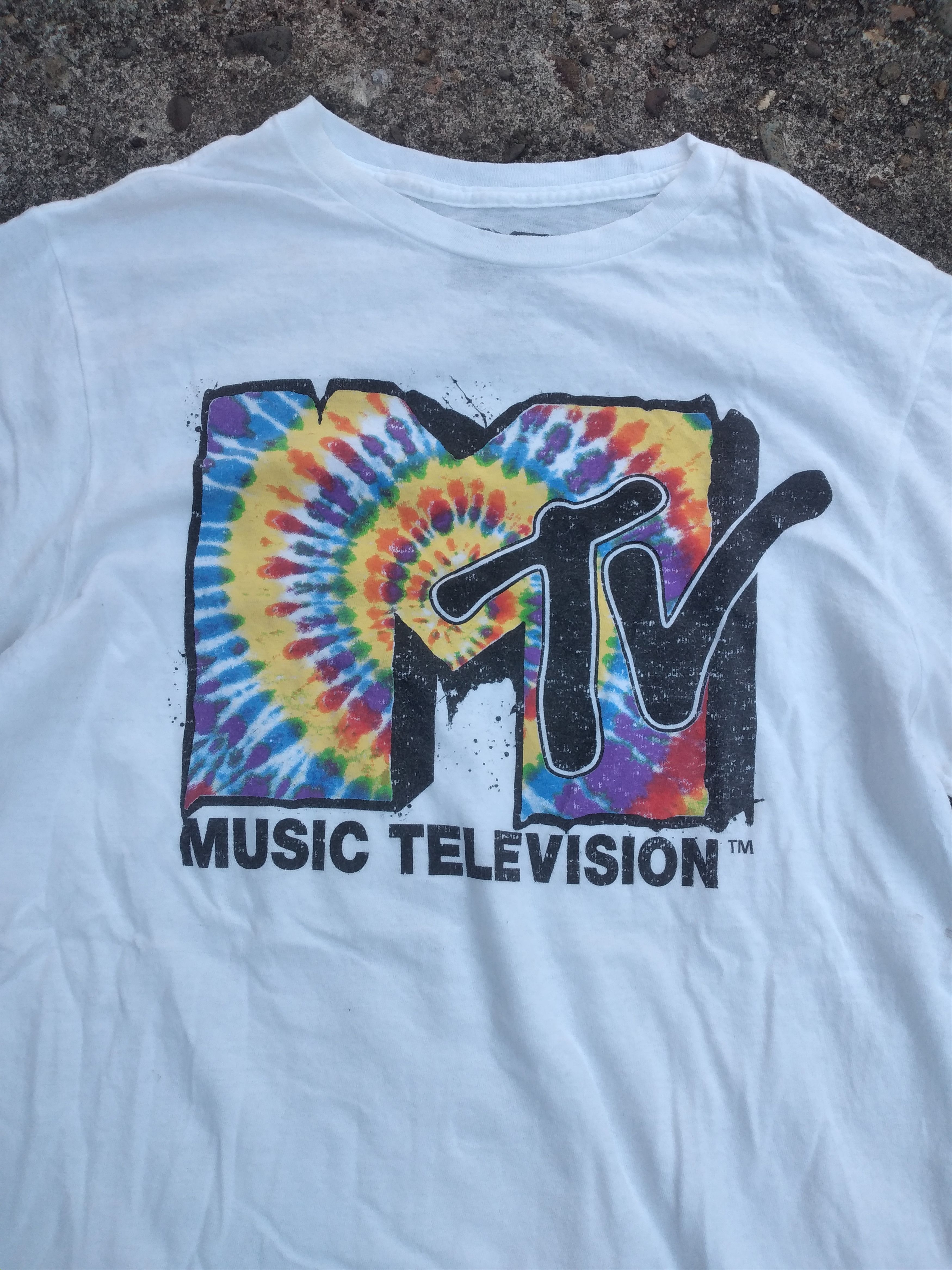 Band Tees × Mtv MTV Tye Die Logo Tshirt Size US S / EU 44-46 / 1 - 2 Thumbnail