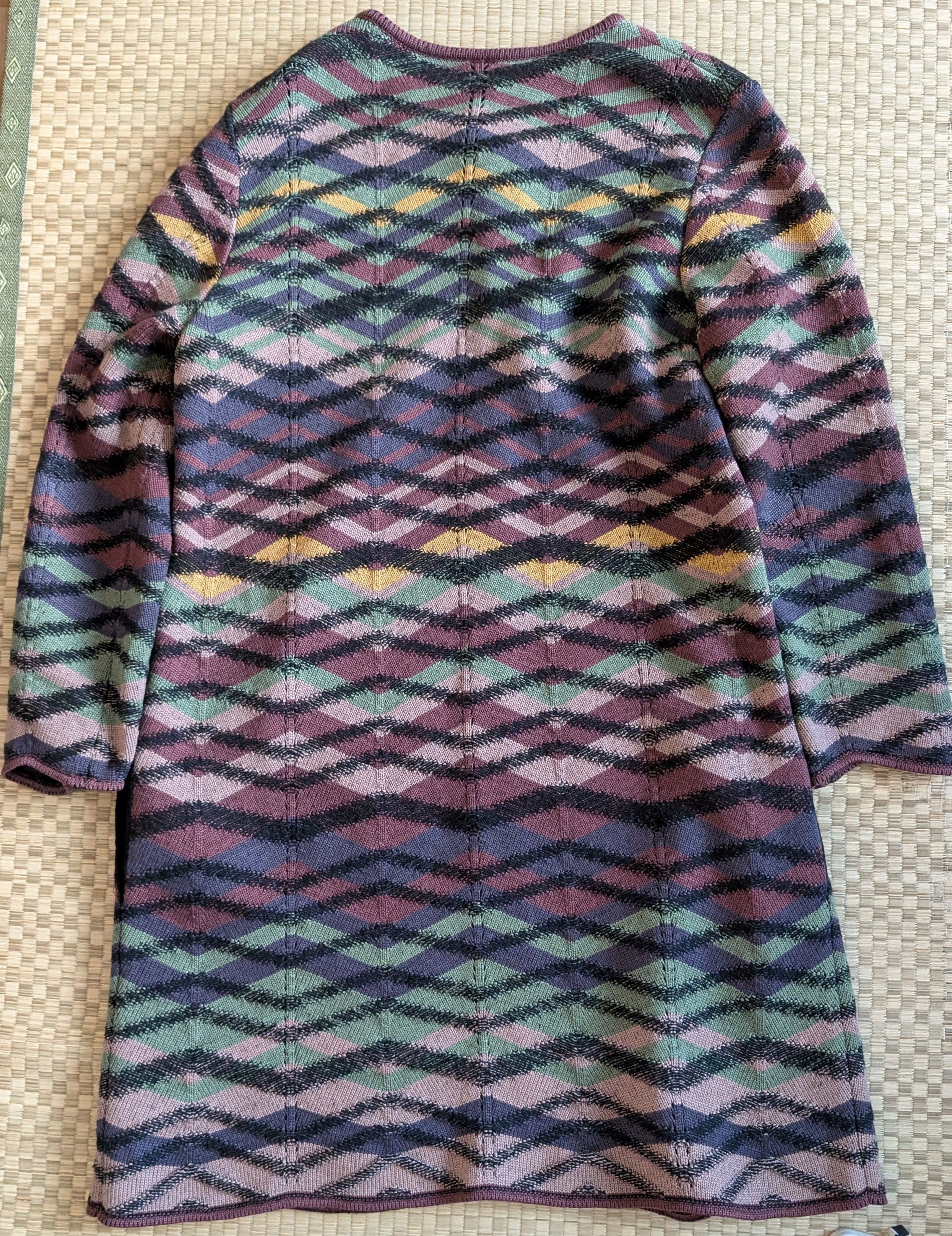 Missoni Missoni 100% Merino Wool Multicolor Cardigan Made in Italy Size XL / US 12-14 / IT 48-50 - 2 Thumbnail