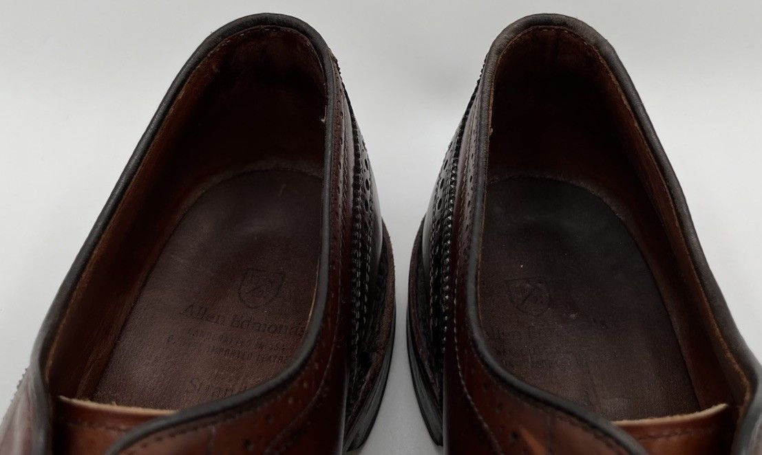 Allen Edmonds Allen Edmonds "STRAND" Cap-Toe Brown Leather Oxford Mens 13C Size US 13 / EU 46 - 9 Thumbnail