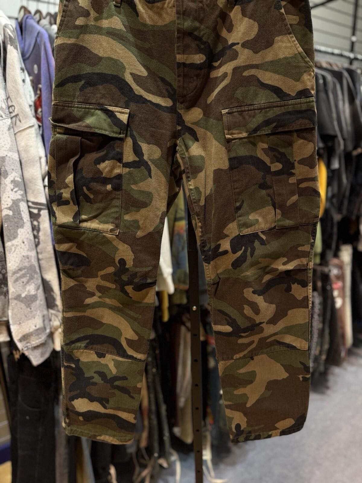 Balenciaga Balenciaga Cargo Pants Mens 48 Camo 100% Authentic Rare Size US 44 / EU 60 - 6 Thumbnail