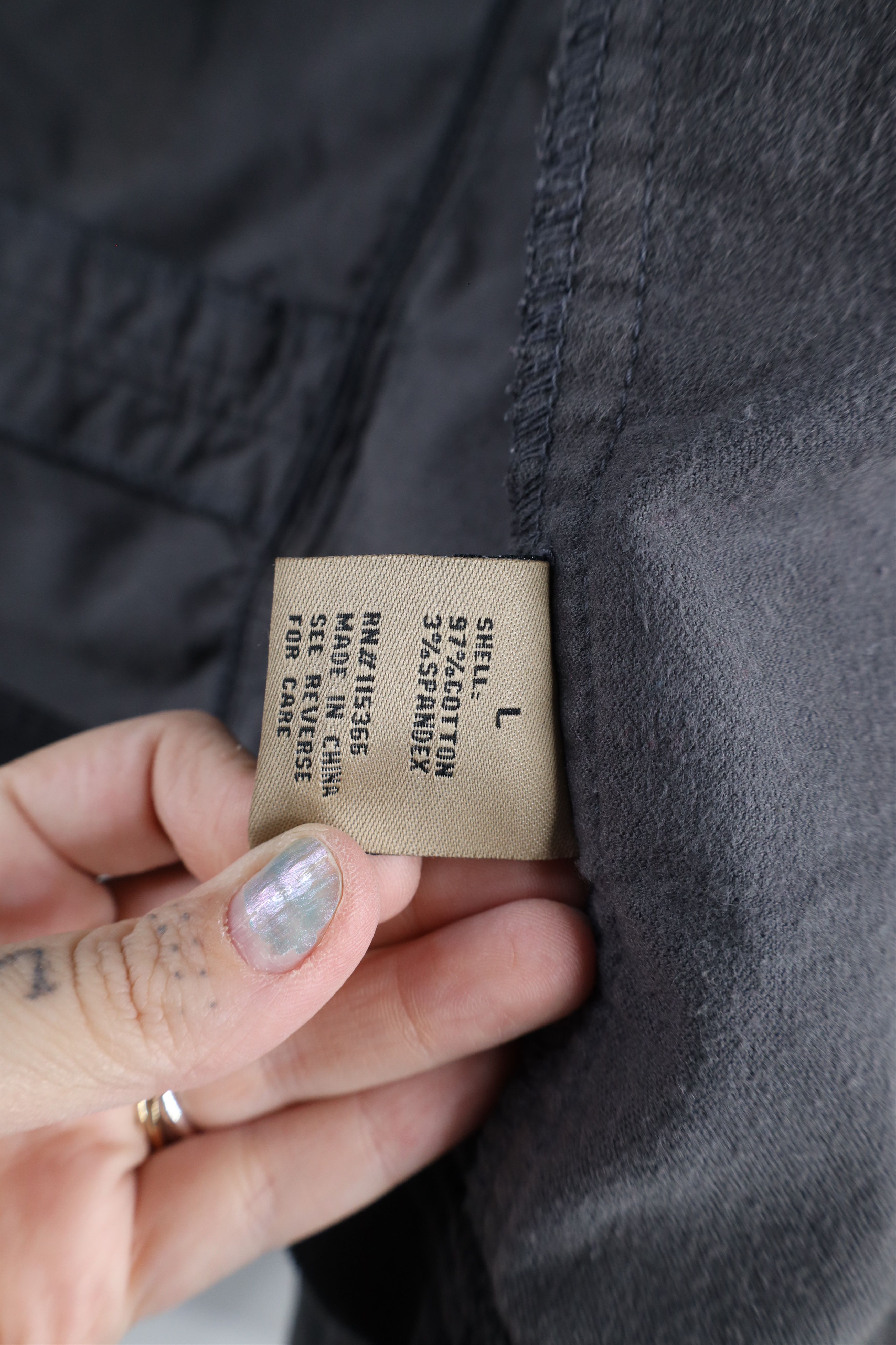 Vintage Vintage 90s Streetwear Corduroy Velour Military Jacket Gray Size US S / EU 44-46 / 1 - 9 Thumbnail