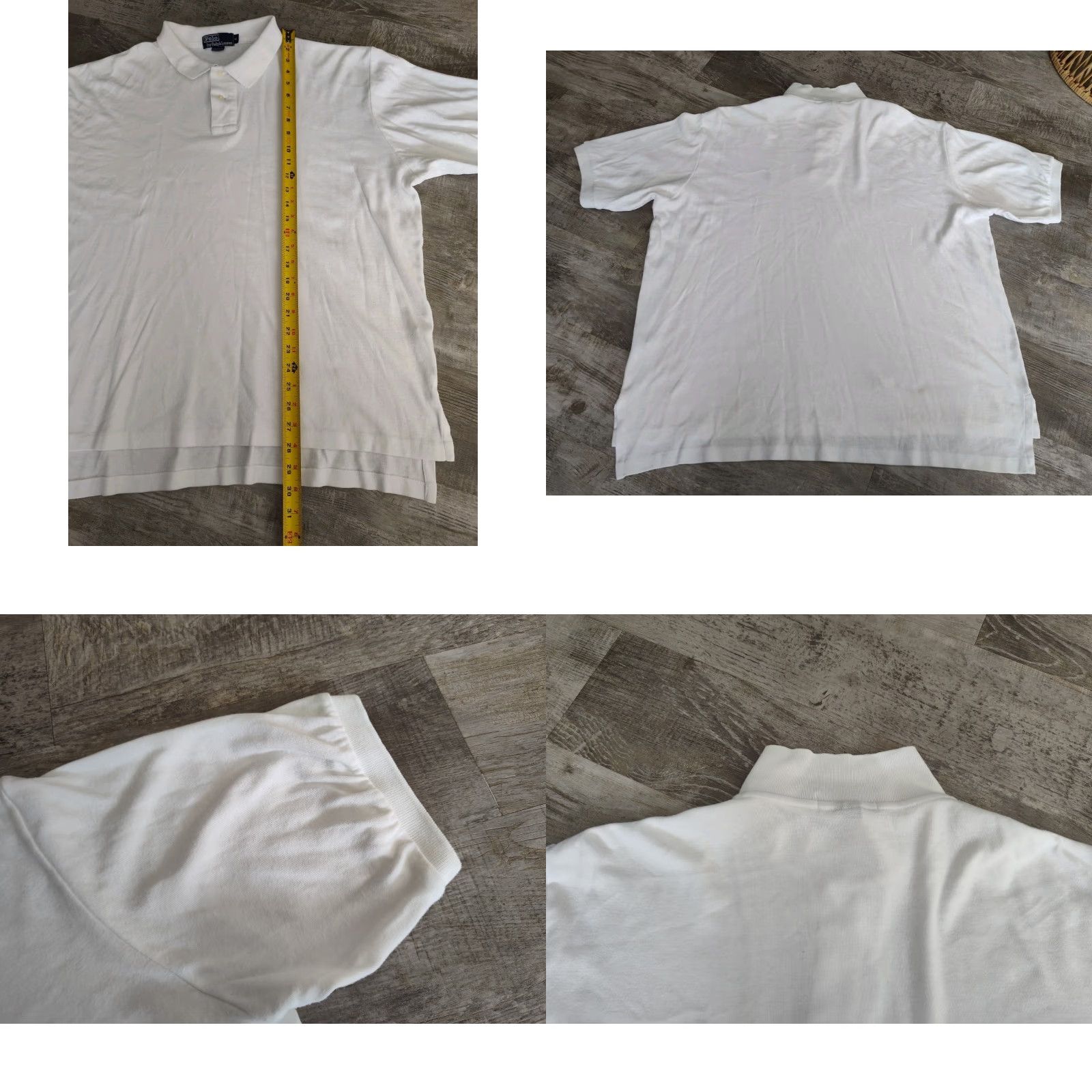 Ralph Lauren Vintage Ralph Lauren Polo Shirt Men XL White 80s 90s Retro Designer Short Sleeve Size US XL / EU 56 / 4 - 8 Thumbnail