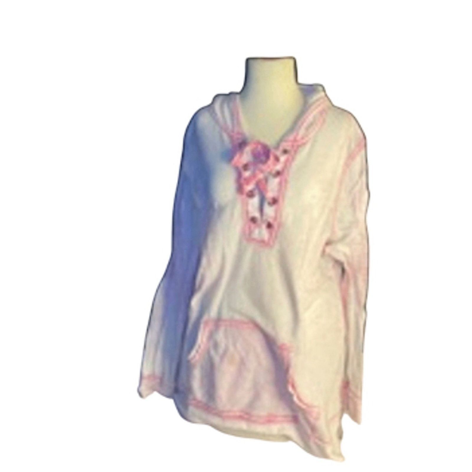 Other Coastal Cowgirl Pink Trim Lace-Up Hoodie Green Tea XXL Size XXL / US 16-18 / IT 52-54 - 2 Thumbnail