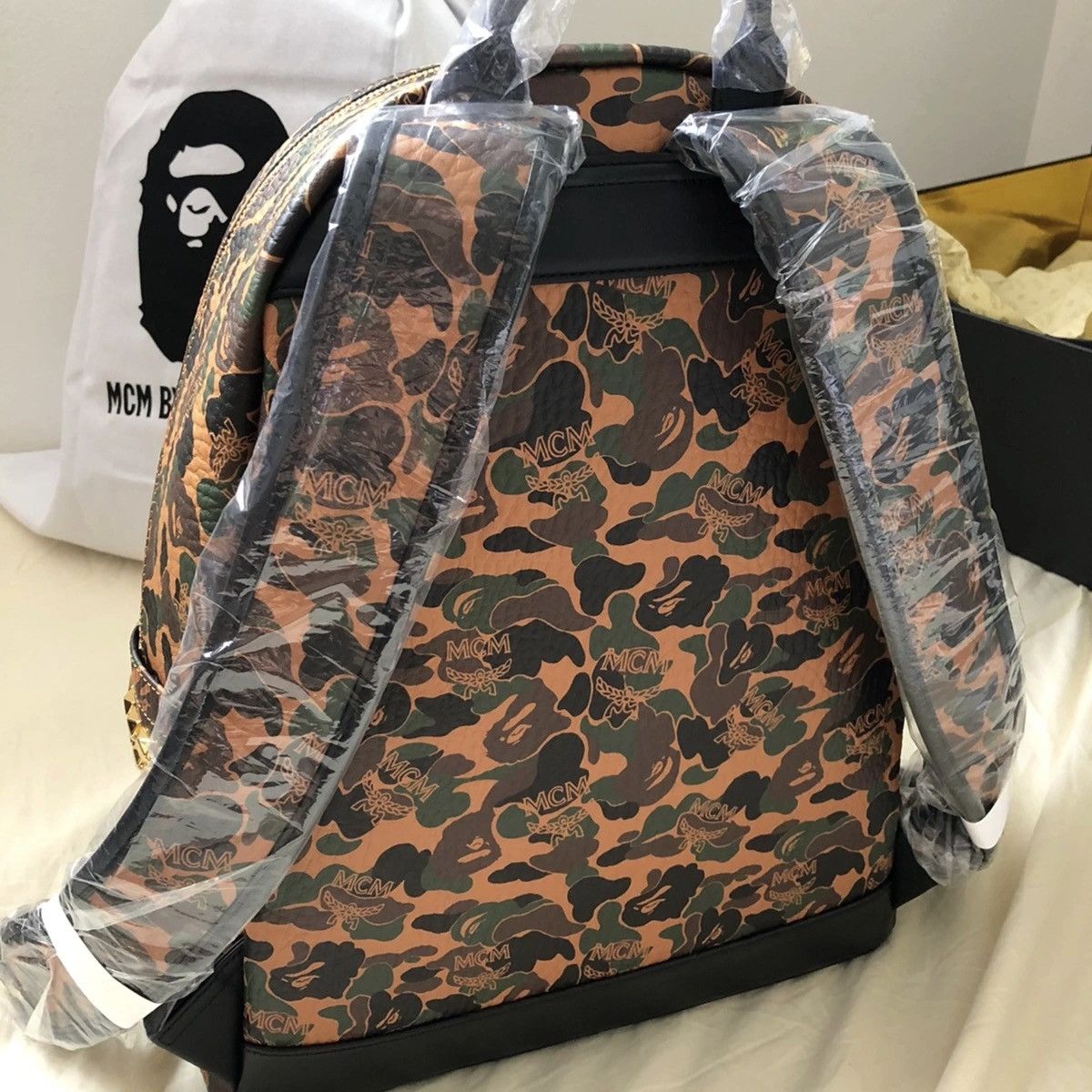 Bape × MCM Bape x MCM Stark Backpack Size ONE SIZE - 6 Thumbnail