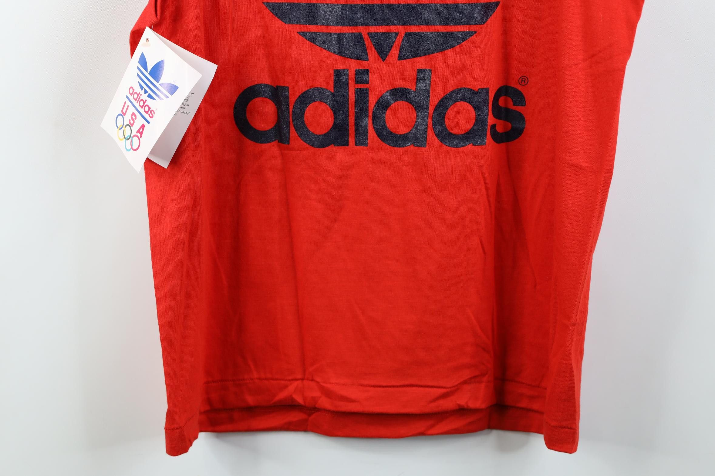 Adidas Deadstock Vintage 80s Adidas 1988 Olympics Tank Top T-Shirt Size US S / EU 44-46 / 1 - 12 Thumbnail