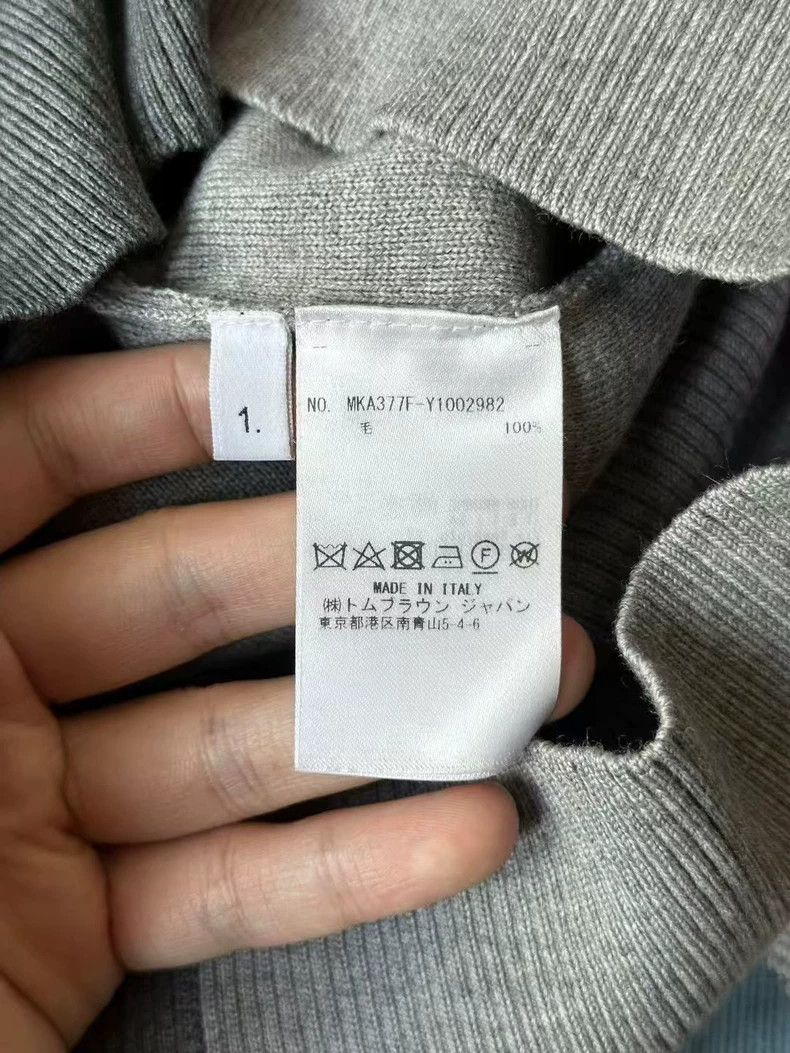 Thom Browne THOM BROWNE Colour block sweater 2502-Nextarrow Size US S / EU 44-46 / 1 - 4 Thumbnail