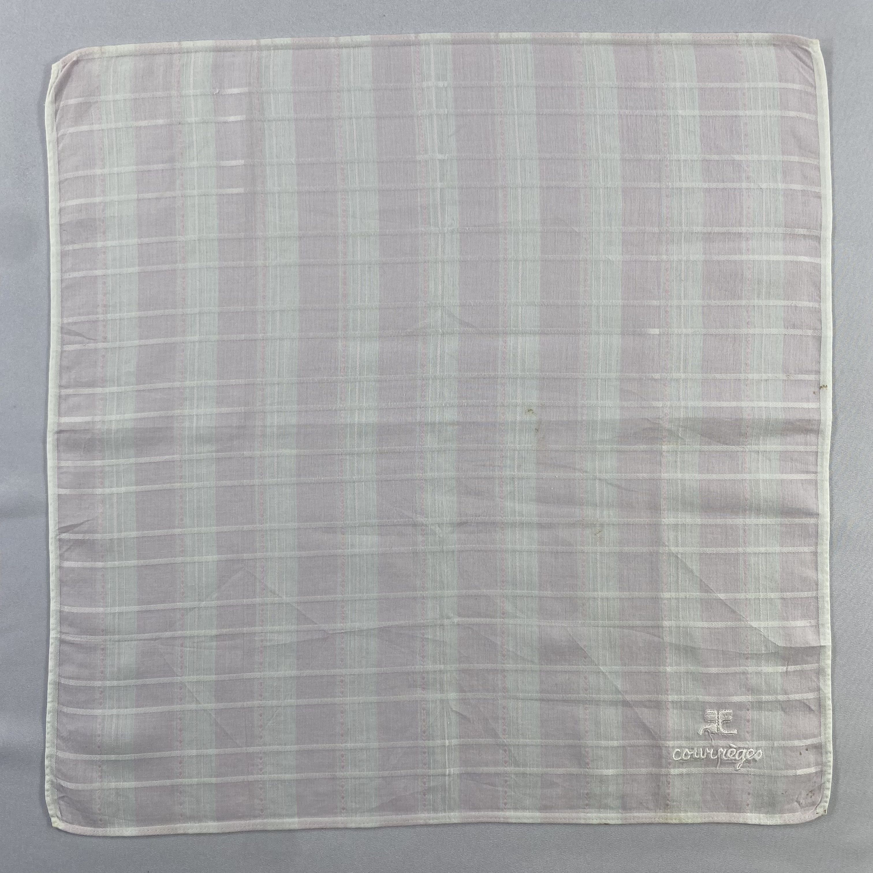 Courreges × Vintage Courreges Bandana/ Handkerchief / Neckerchief-P867 Size ONE SIZE - 1 Thumbnail