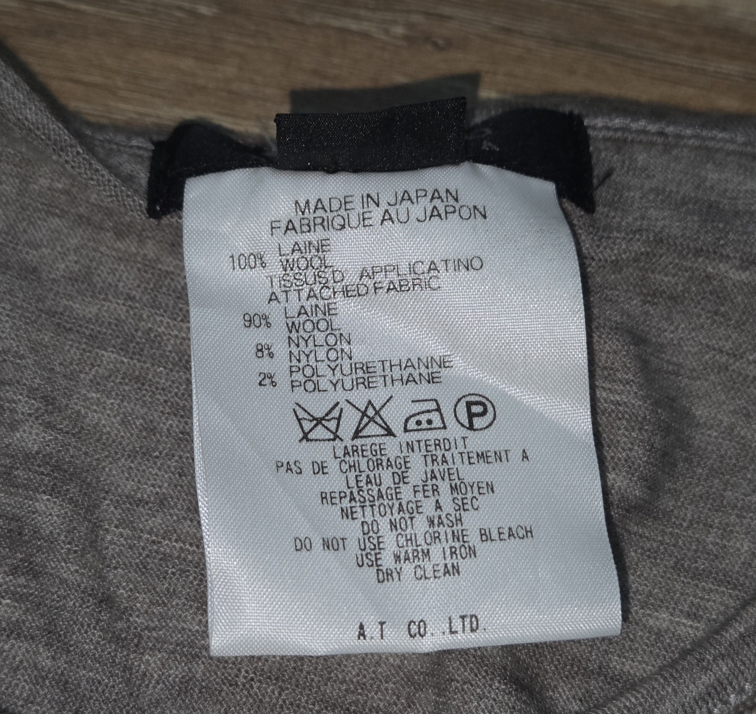 Japanese Brand Vintage Designer Brand Atsuro Tayama Paneled Mixed T Shirt Size US S / EU 44-46 / 1 - 4 Thumbnail