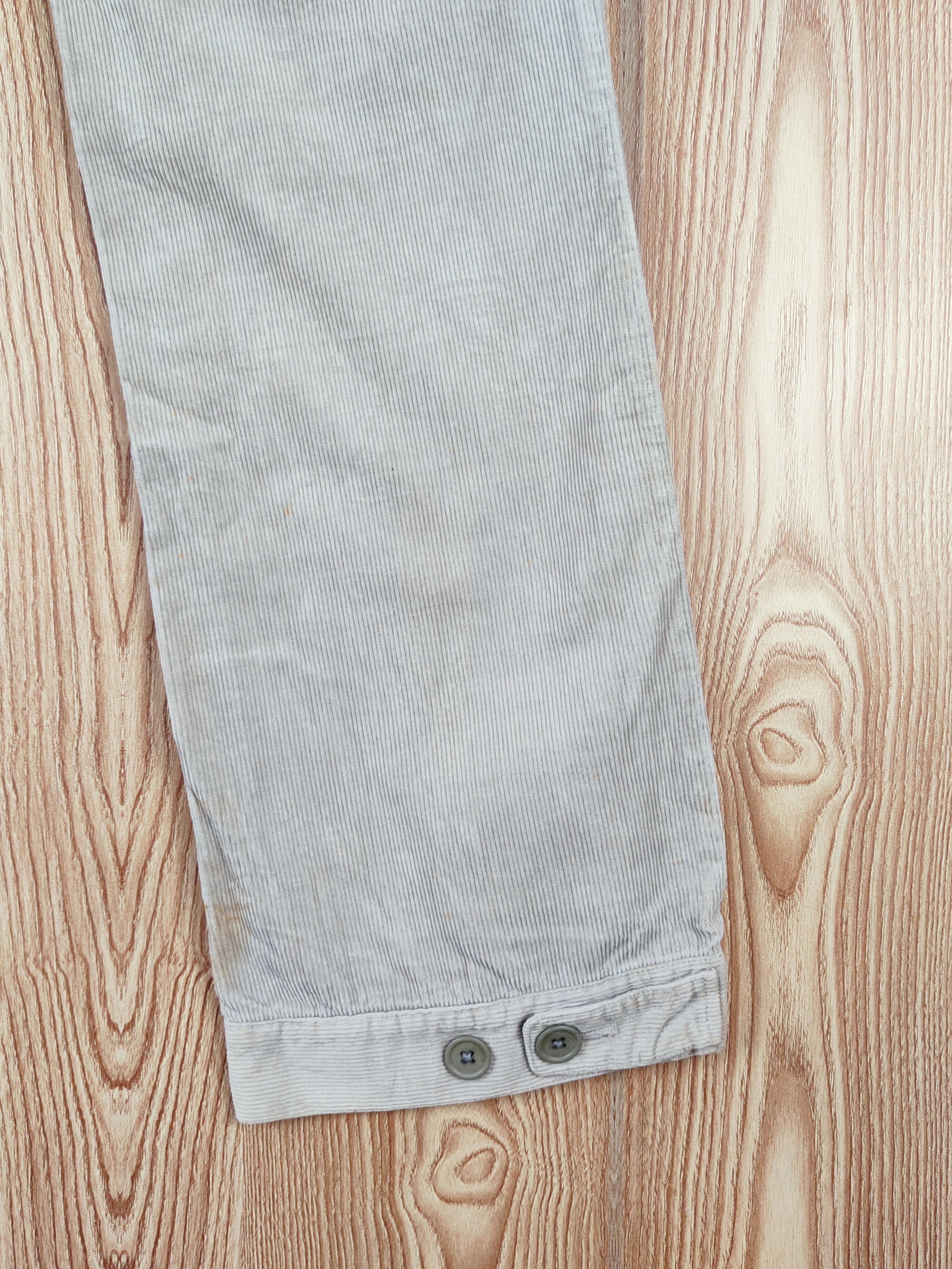 Slick Slick Gray Multipocket Corduroy Cargo Pants #W199 Size US 32 / EU 48 - 11 Thumbnail