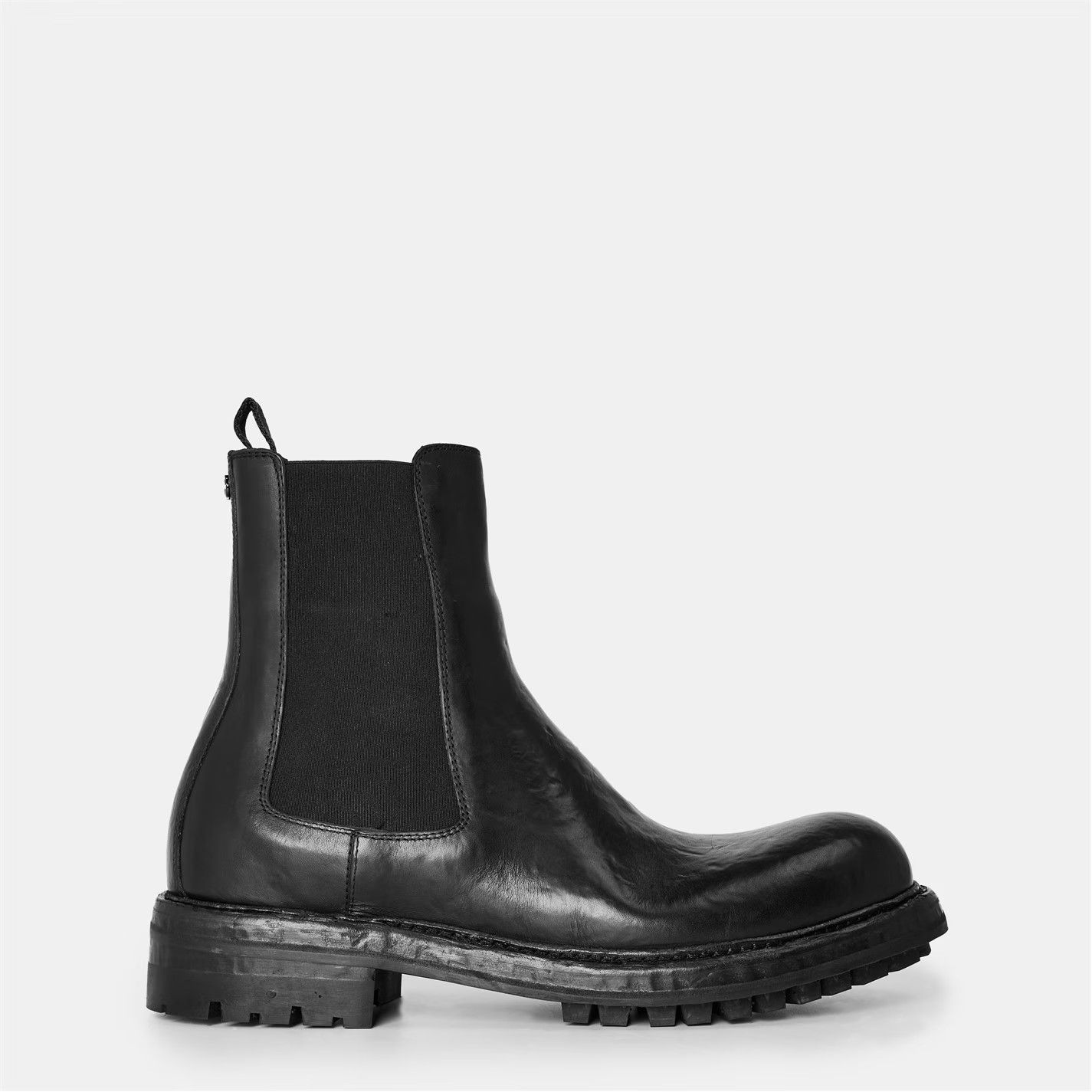 Dries Van Noten o1g2r1mq0426 Elastic Side Panel Chelsea Boots in Black Size US 10 / EU 43 - 1 Thumbnail