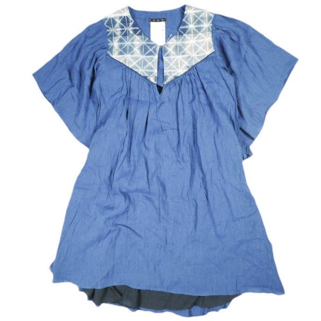 Other Other CATHRI Kurume Kasuri Dress Textile Dresses 33-98-0083-444 DUTY FREE for USA Size ONE SIZE - 1 Thumbnail