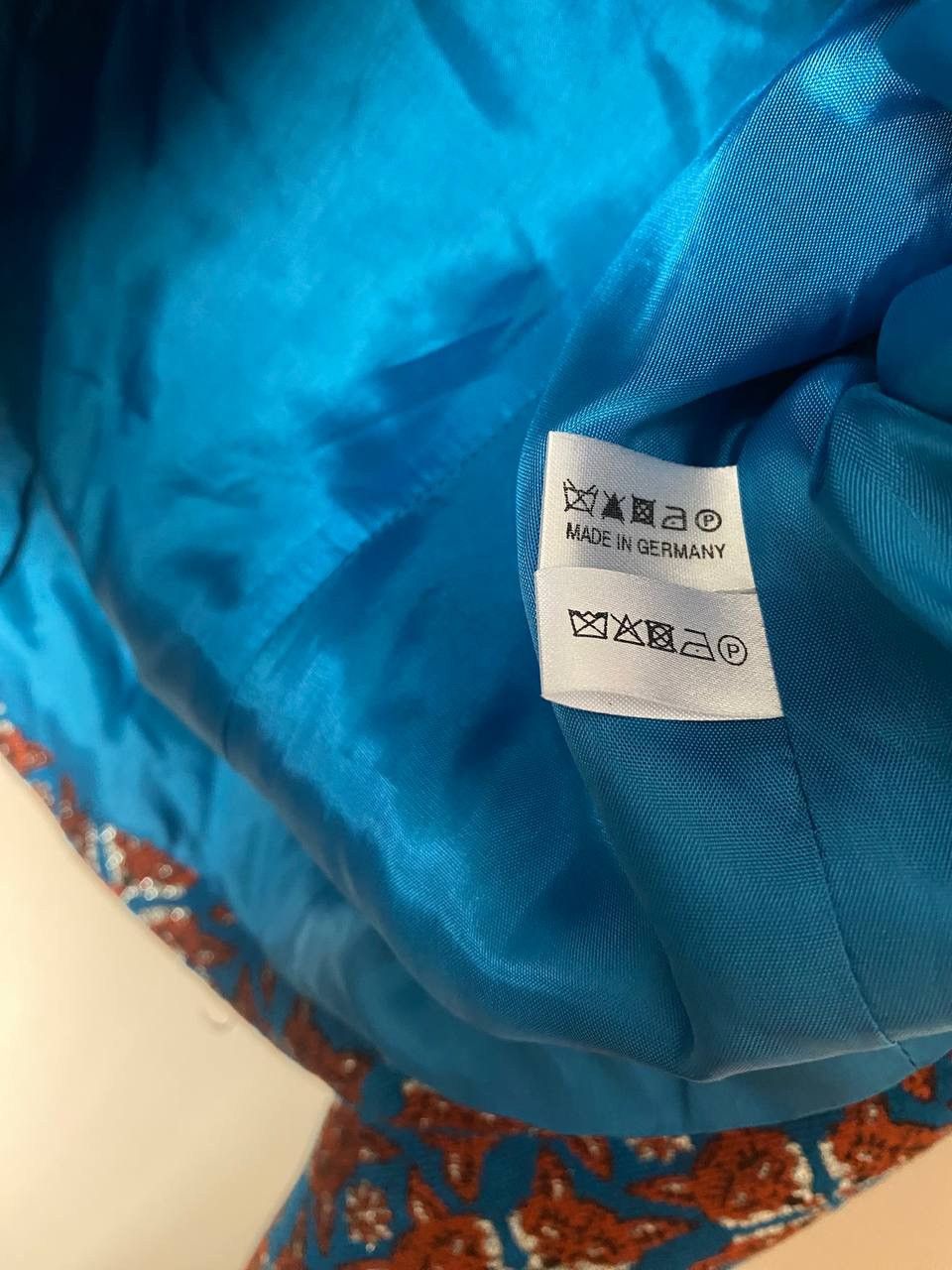 Other Maison Common Fox Jacquard Blazer – Blue & Rust orange Size M / US 6-8 / IT 42-44 - 8 Thumbnail