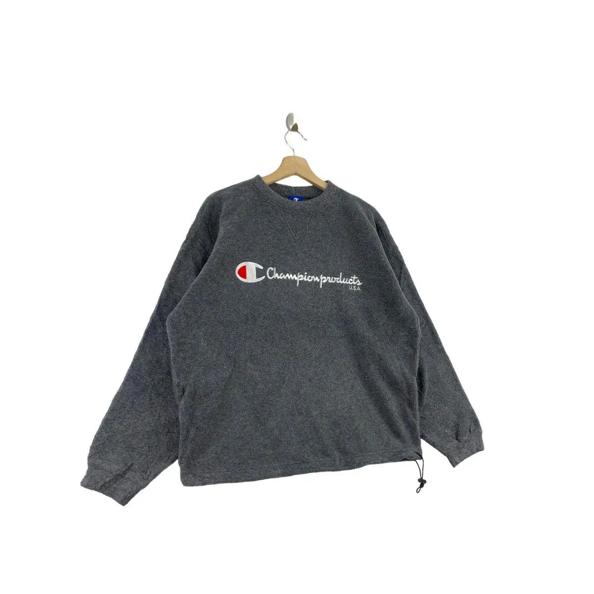 Champion Vintage CHAMPION PRODUCTS x POLARTEC Fabric Fleece Sweater Size M / US 6-8 / IT 42-44 - 4 Thumbnail
