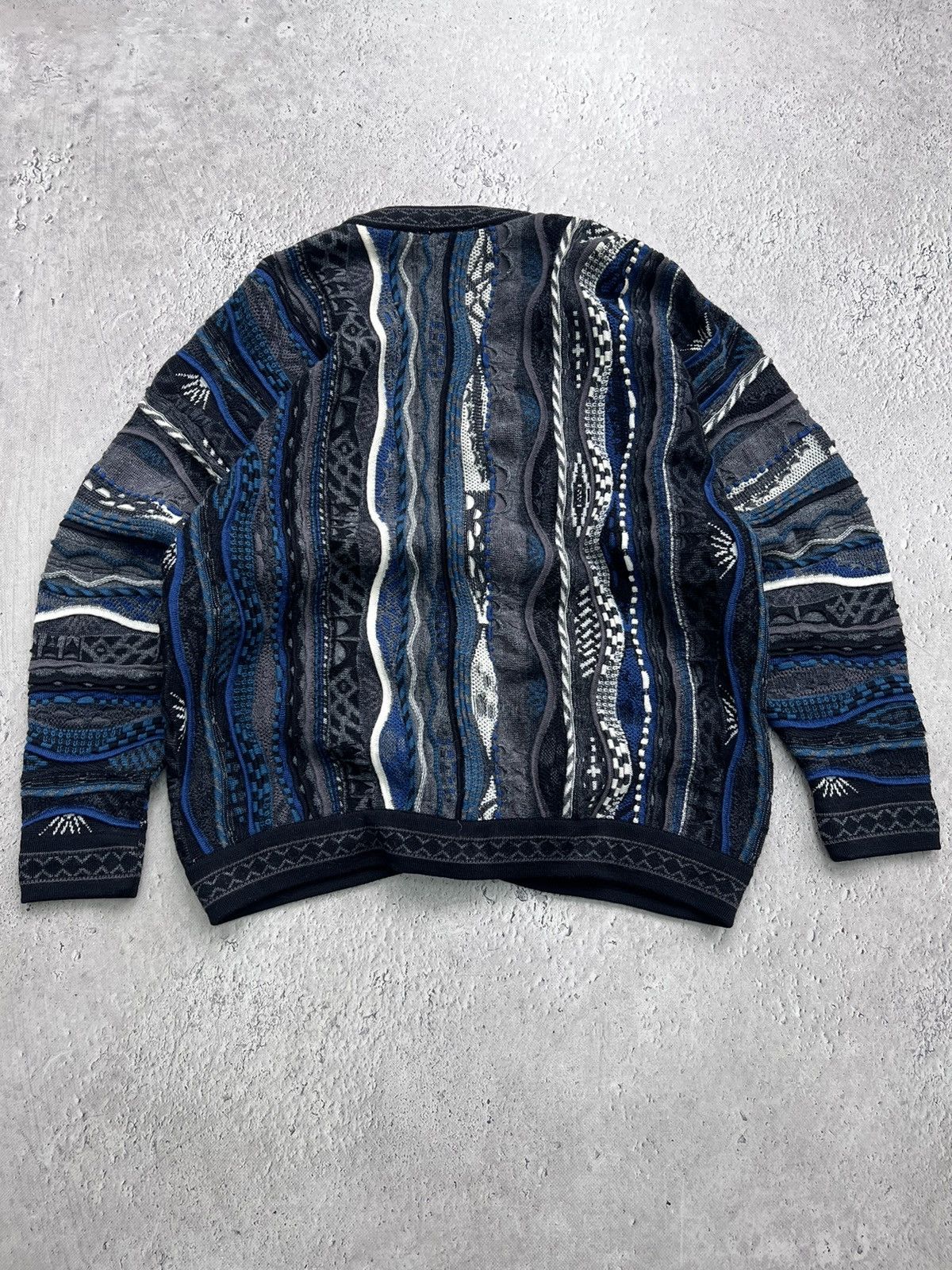 Carlo Colucci × Coogi × Vintage Rare Vintage CARLO COLUCCI Cardigan Sweater Coogi Size US XL / EU 56 / 4 - 10 Thumbnail