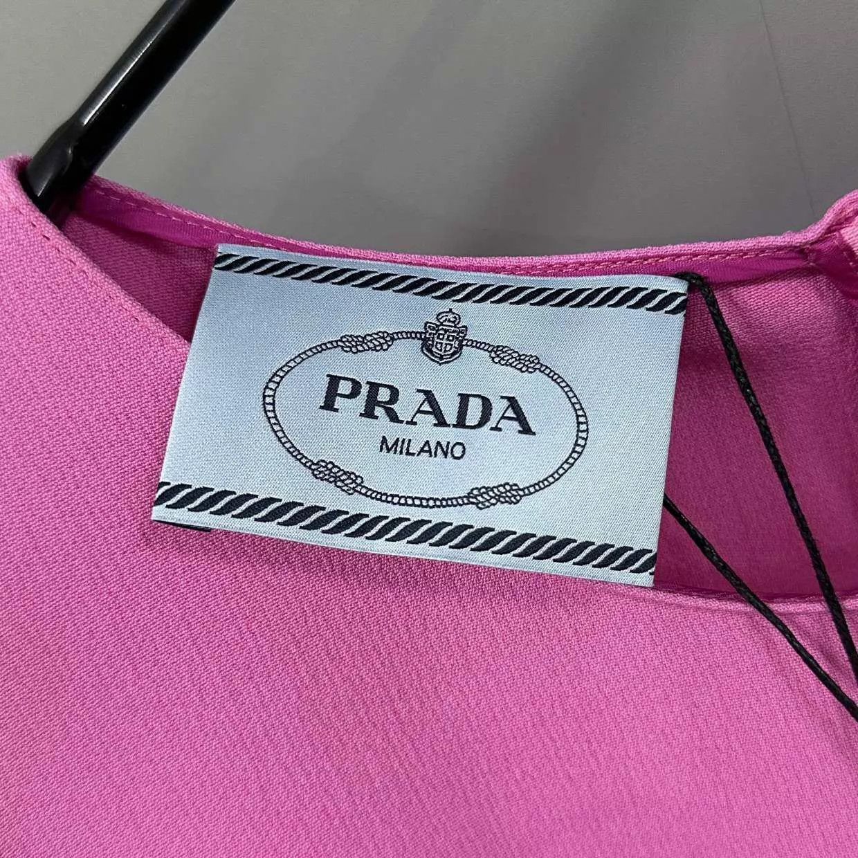 Prada PRADA Pink Silk Sleeveless Women's Dress 40 Size S / US 4 / IT 40 - 4 Thumbnail