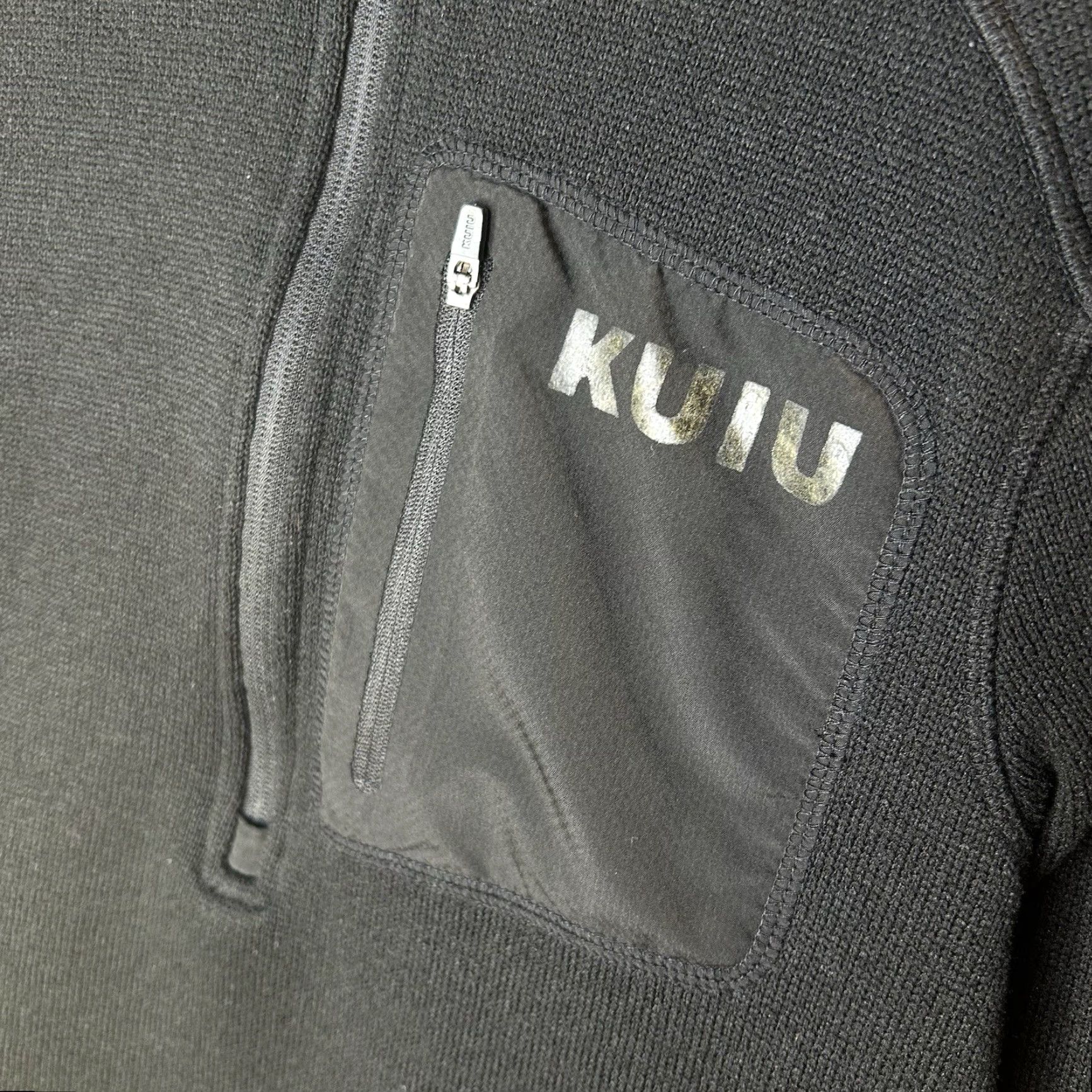 Vintage KUIU Base Camp High Loft Sweater Fleece Half 1/2 Zip Pullover Black Men’s Small Size US S / EU 44-46 / 1 - 2 Thumbnail
