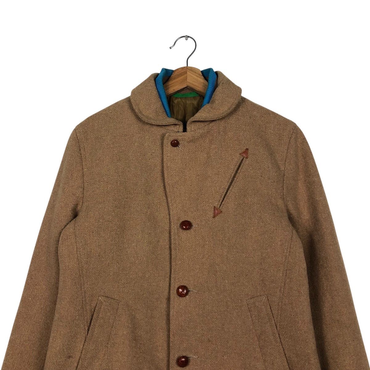 Issey Miyake 📌Vintage Wool Jacket Cropped Frapbois Issey Miyake Size US M / EU 48-50 / 2 - 4 Thumbnail