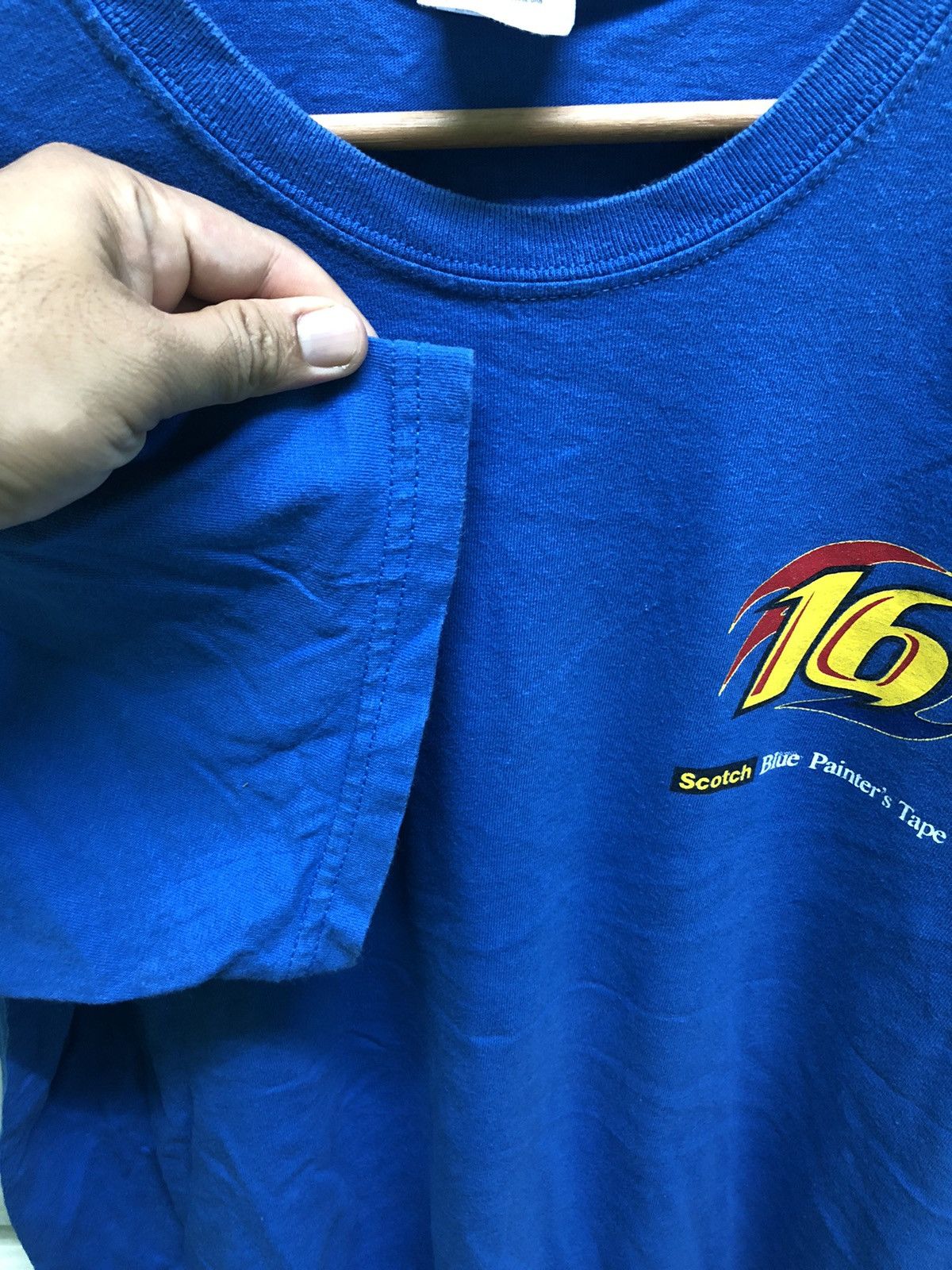 Sports Specialties × Vintage Grey Biffle 3M Performance Driven No.6 Graphic Blue Tee Size US L / EU 52-54 / 3 - 4 Thumbnail