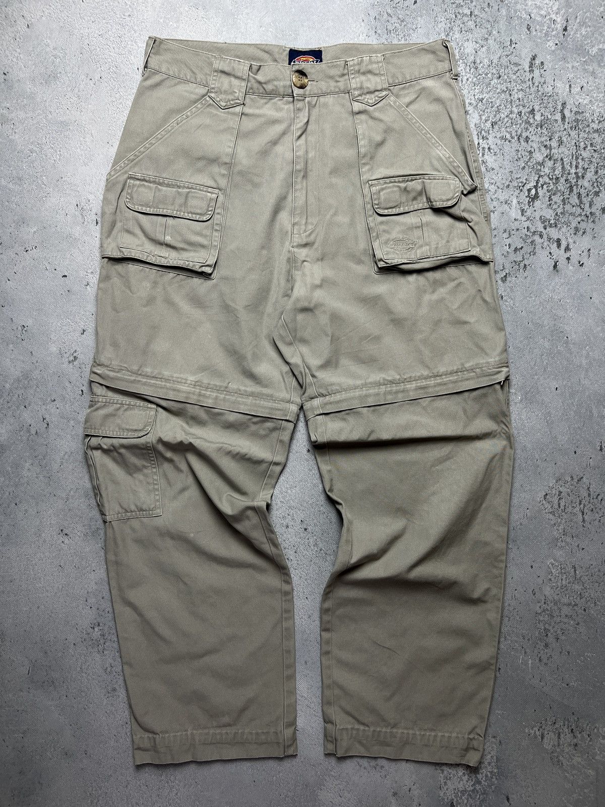 Dickies Vintage Dickies 2in1 Cargo Pants transformer Shorts y2k 00s Size US 34 / EU 50 - 1 Thumbnail