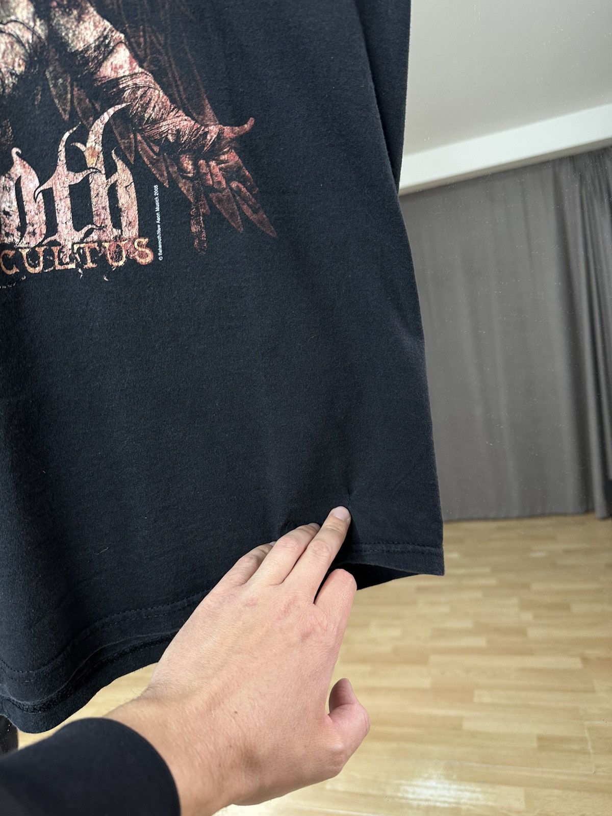 Band Tees Vintage Behemoth Zos Kia Cultus T-Shirt Merch Band 2005 Size US XL / EU 56 / 4 - 5 Thumbnail