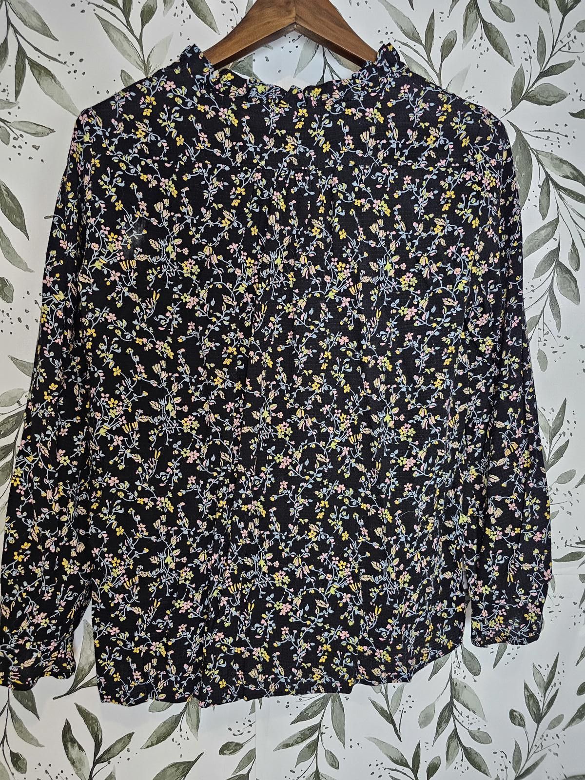 Other Baum Und Pferdgarten Shirt Black Womens Size S Floral Blouse Size S / US 4 / IT 40 - 5 Thumbnail
