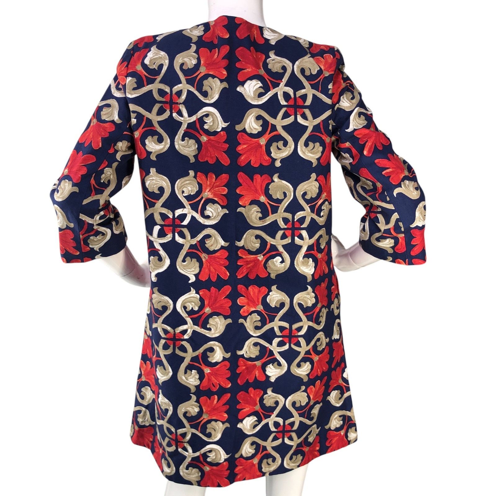 J.McLaughlin J McLaughlin Size XS Jacket Sussex Midi Coat Floral POCKETS Size XS / US 0-2 / IT 36-38 - 8 Thumbnail