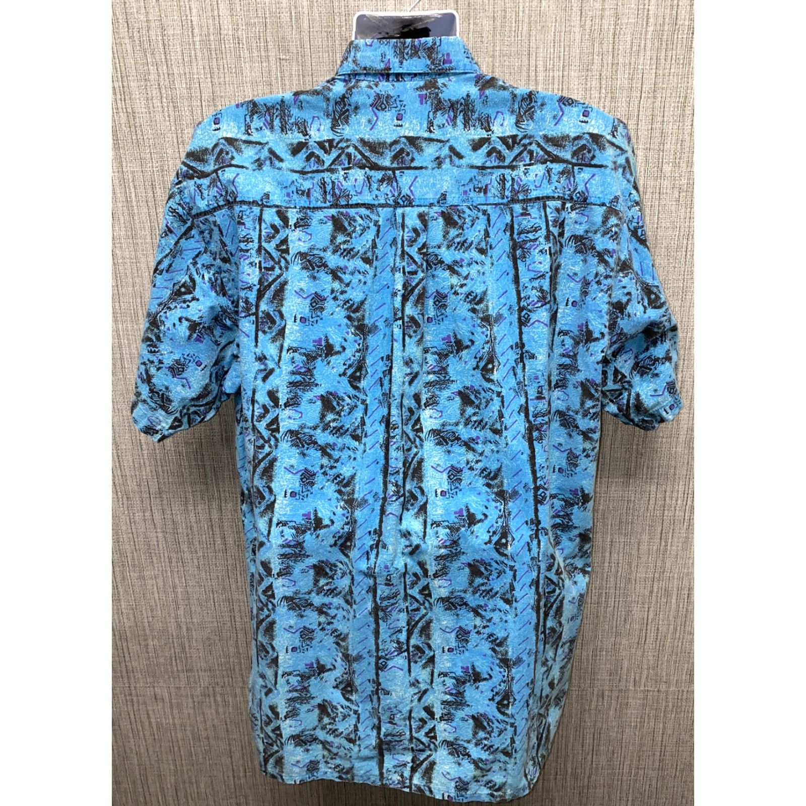 Vintage Vtg Variance Mens Blue Graphic Print Short Sleeve Hawaiian Shirt Size L Size US L / EU 52-54 / 3 - 5 Thumbnail
