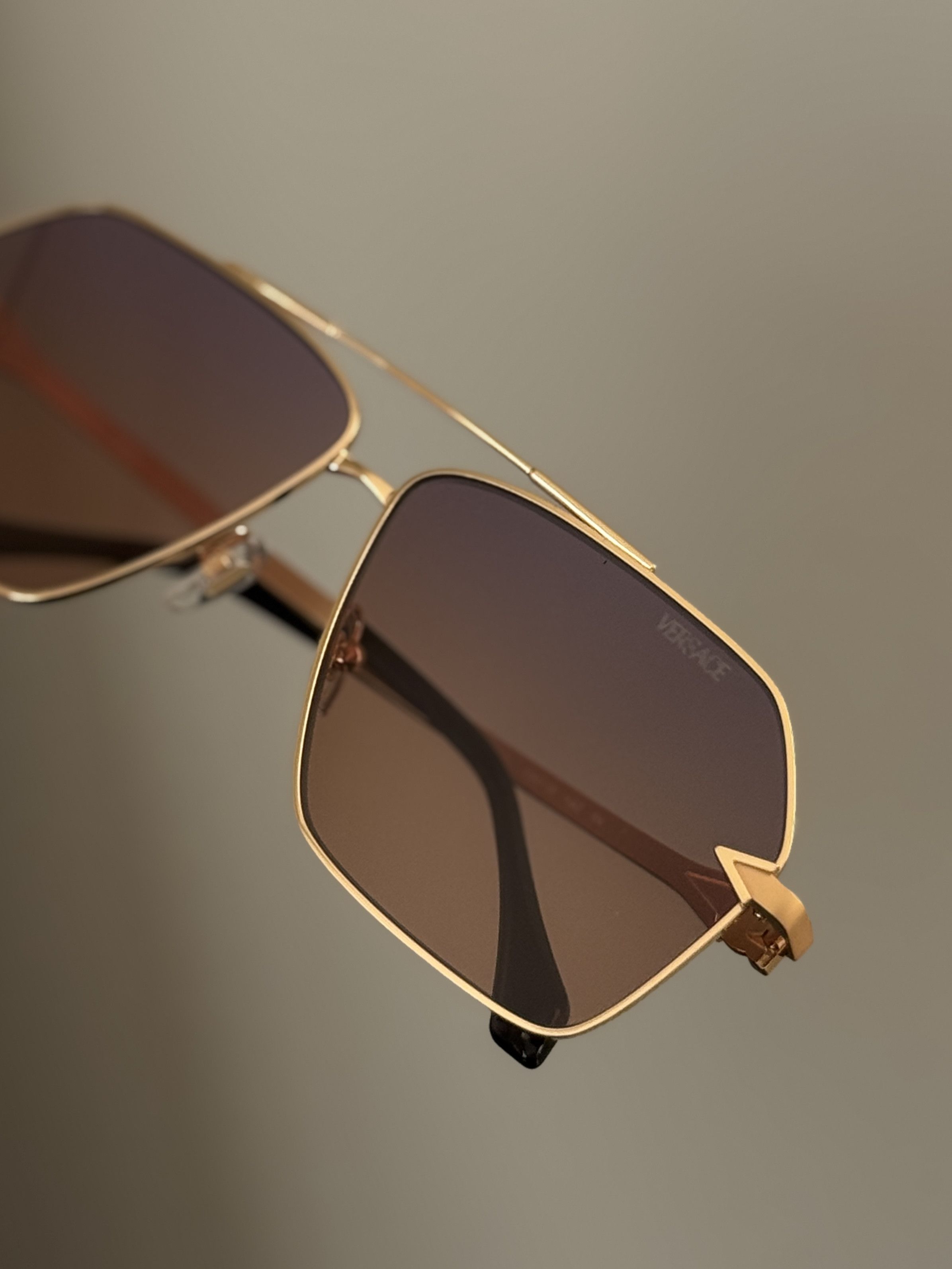 Versace Versace Men Sunglasses Aviator VE2284 1002EL NEW AUTHENTIC Size ONE SIZE - 13 Thumbnail