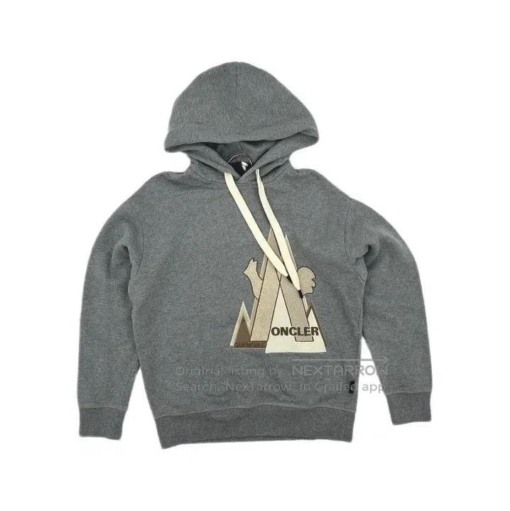 Moncler Moncler Logo Hooded Long Sleeve Sweatshirt. Size US M / EU 48-50 / 2 - 2 Thumbnail