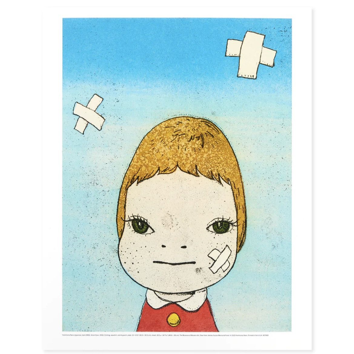 Yoshitomo Nara Green Eyed Poster