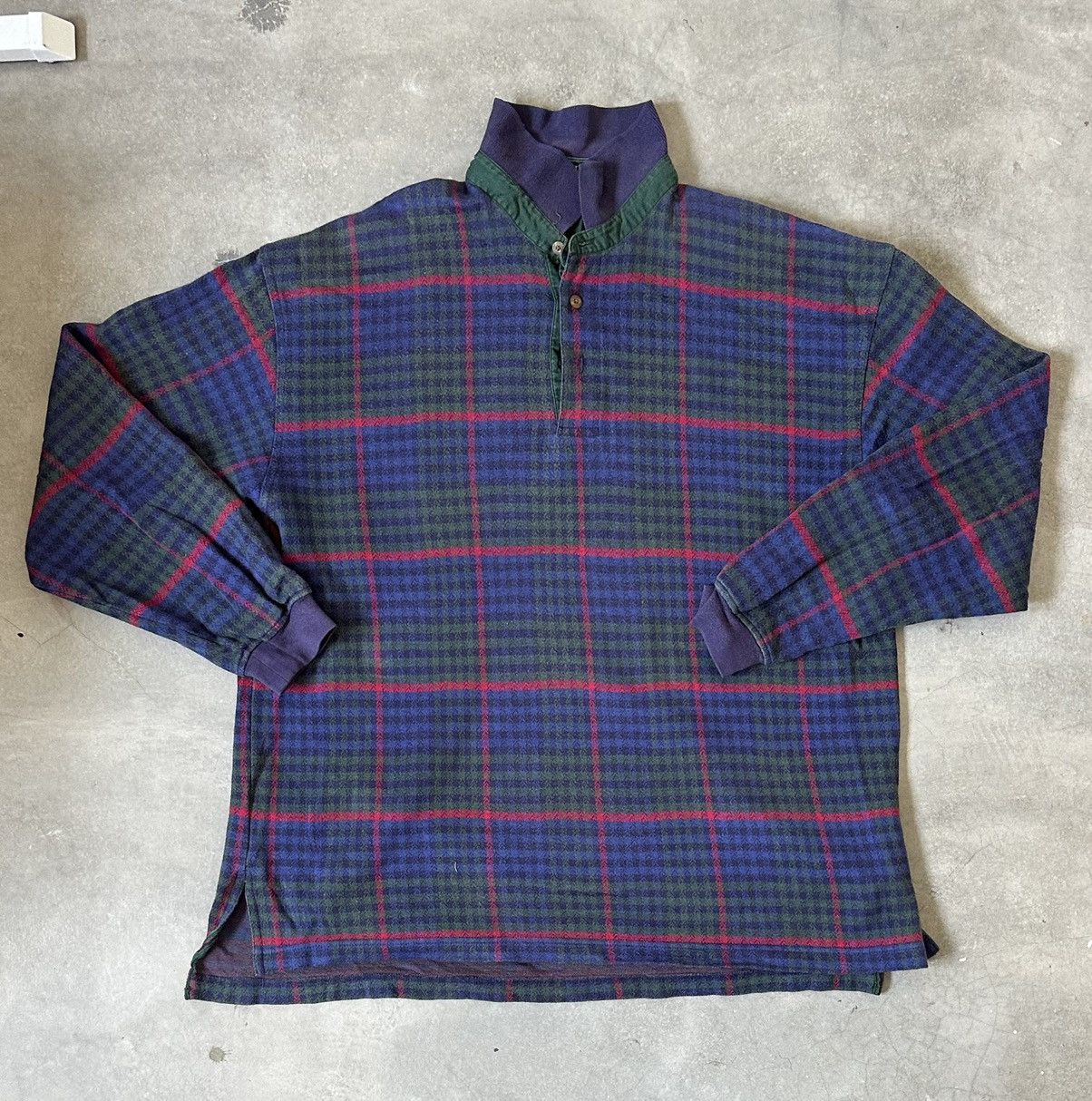 Colours VINTAGE COLOURS BY ALEXANDER JULIAN CHEXKERED POLO TEE Size US L / EU 52-54 / 3 - 1 Thumbnail