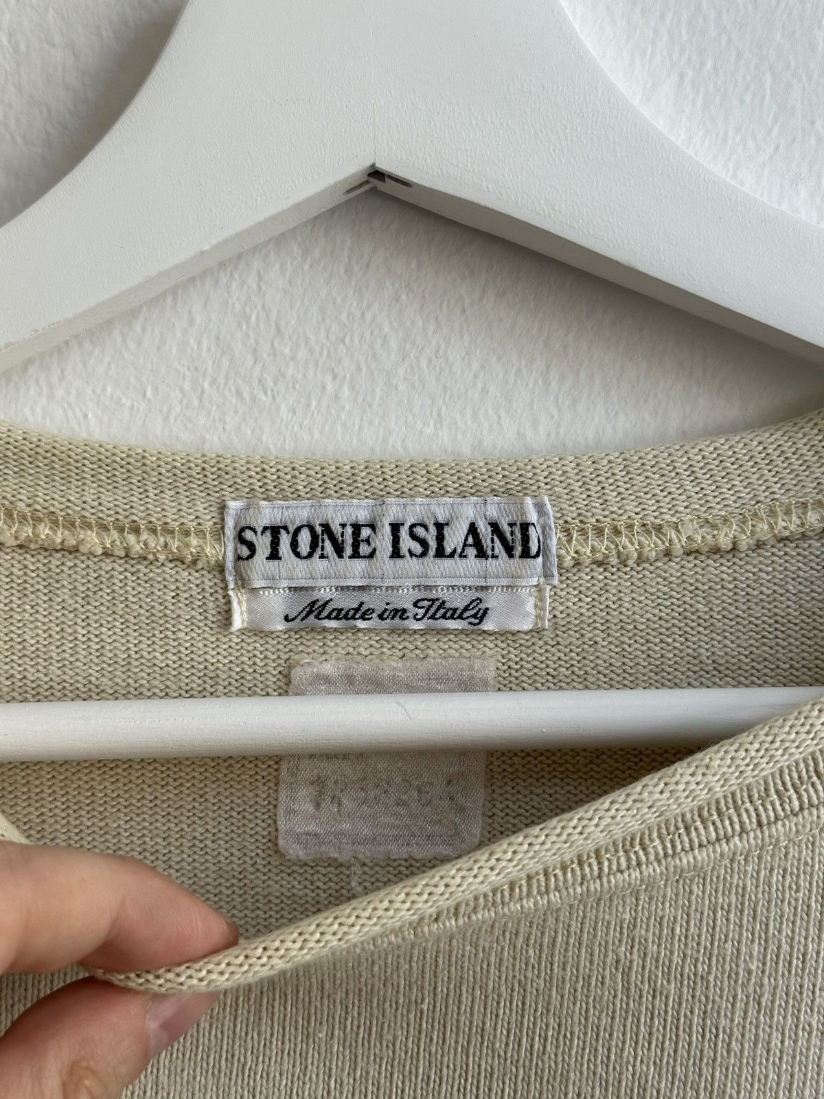 Stone Island Stone Island Vintage Center Logo Cropped Sailor Sweatshirt Size US M / EU 48-50 / 2 - 8 Thumbnail