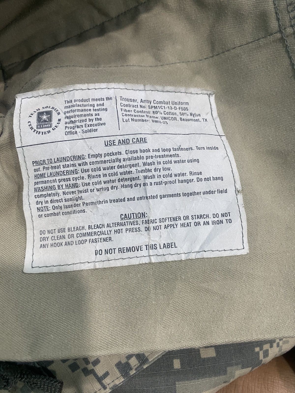 Alpha Industries Us Army Issue 2013 Combat Camouflage 8 Pocket Usa Pant Size US 31 - 11 Thumbnail