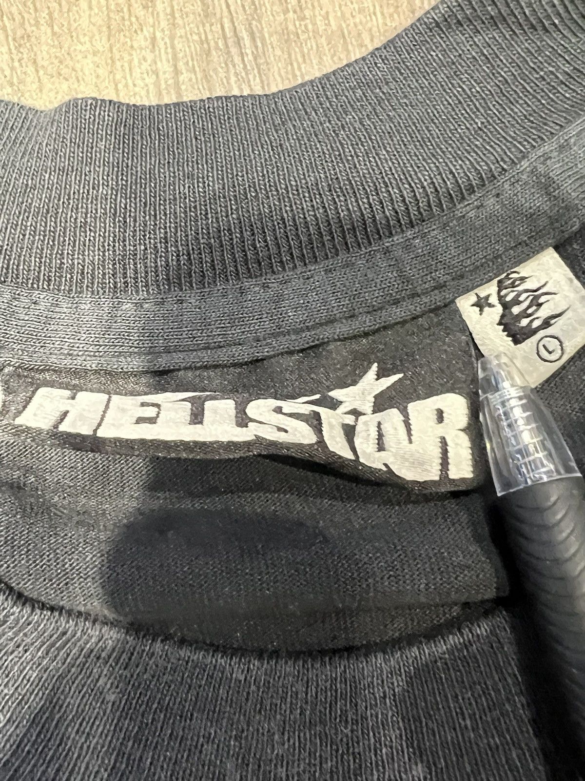 HELLSTAR HELLSTAR “BOX LOGO” TSHIRT - LARGE - (BLACK/GREEN) Size US L / EU 52-54 / 3 - 3 Thumbnail