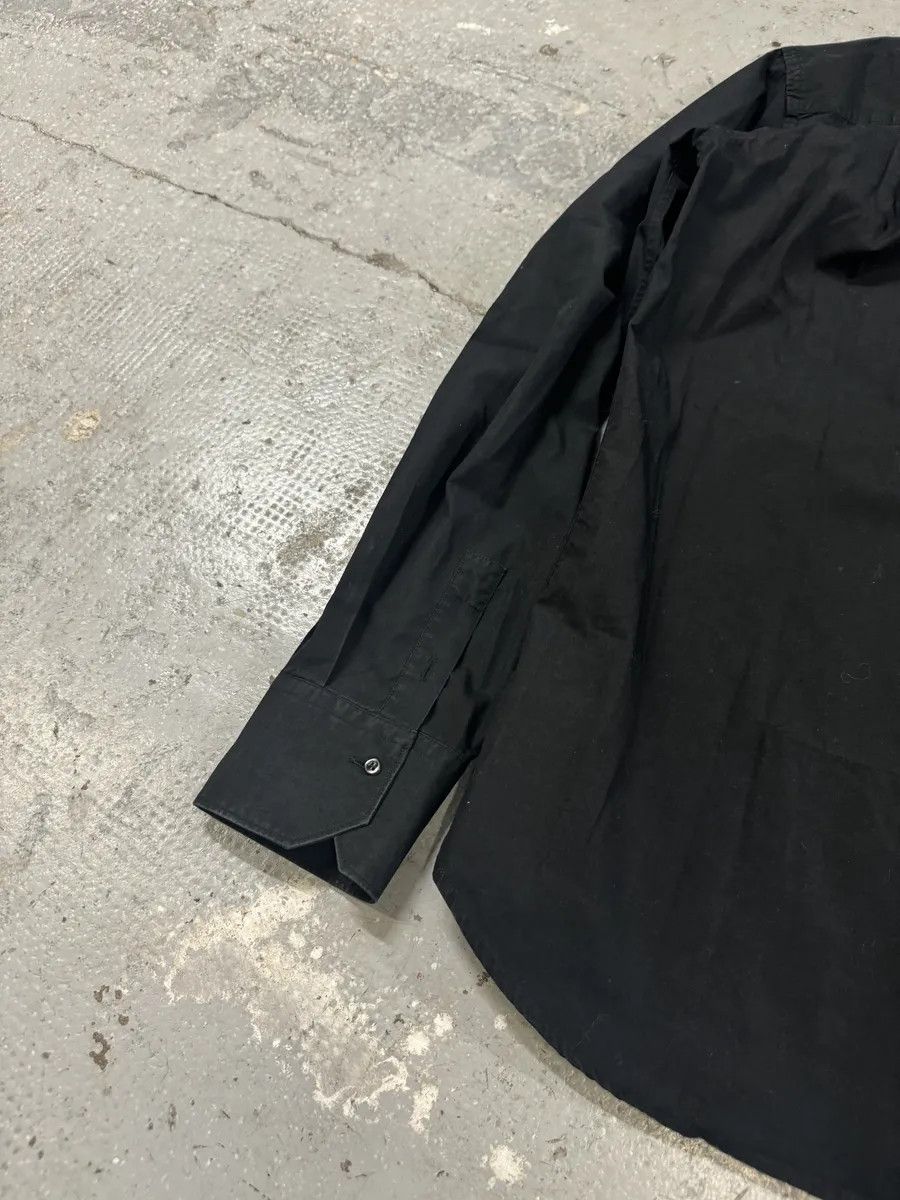 Gianfranco Ferre × Vintage 2000s Gianfranco Ferré Archive Chain Black Shirt Size US L / EU 52-54 / 3 - 5 Thumbnail