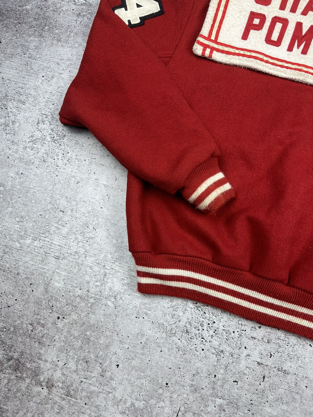 Vintage 80s Butwin Vintage Jessie Varsity Wool Jacket Size US L / EU 52-54 / 3 - 18 Thumbnail