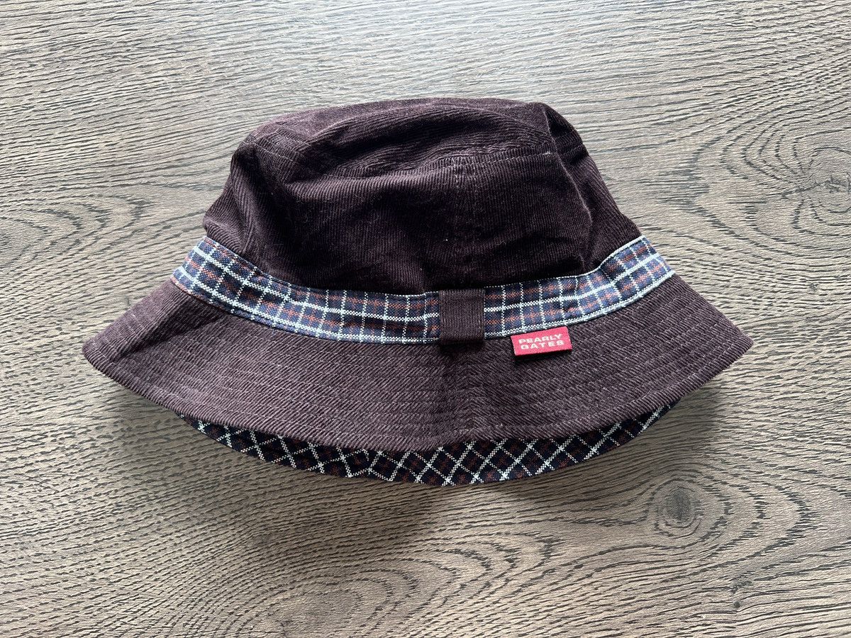 Japanese Brand Pearly Gates Checkered Tape Bucket Hat Size ONE SIZE - 2 Thumbnail