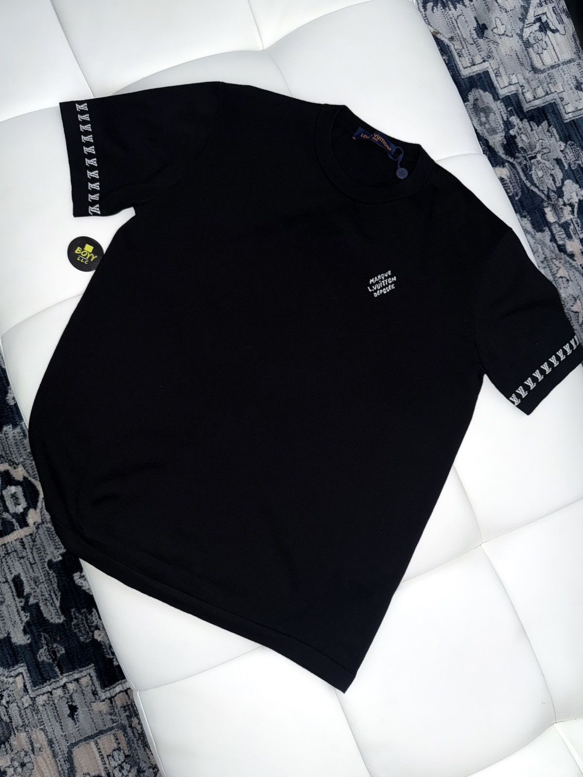 Louis Vuitton Louis Vuitton logo t shirt Size US L / EU 52-54 / 3 - 1 Thumbnail