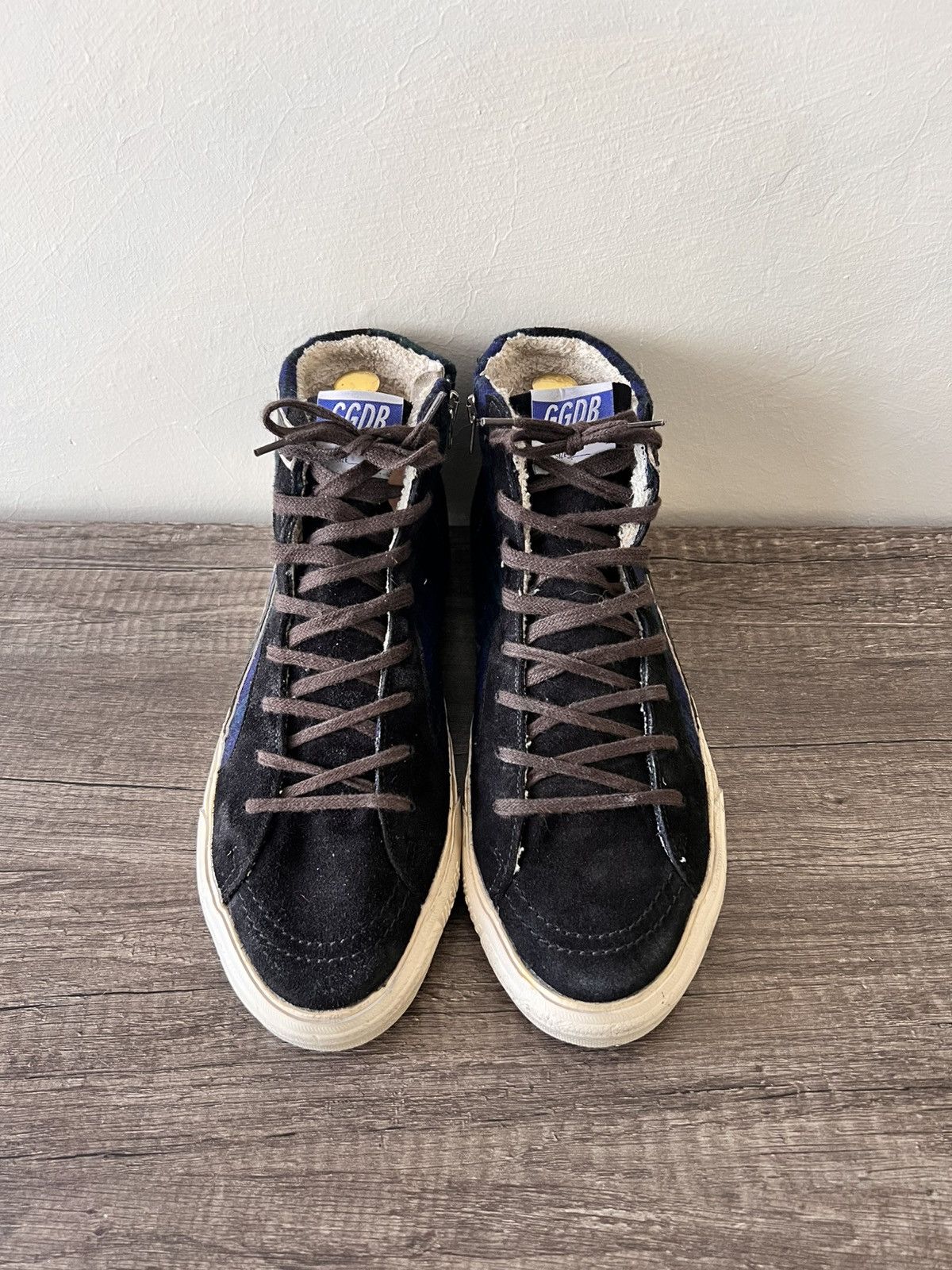 Golden Goose GOLDEN GOOSE SLIDE HIGHTOP SNEAKERS Size US 10 / EU 43 - 1 Thumbnail
