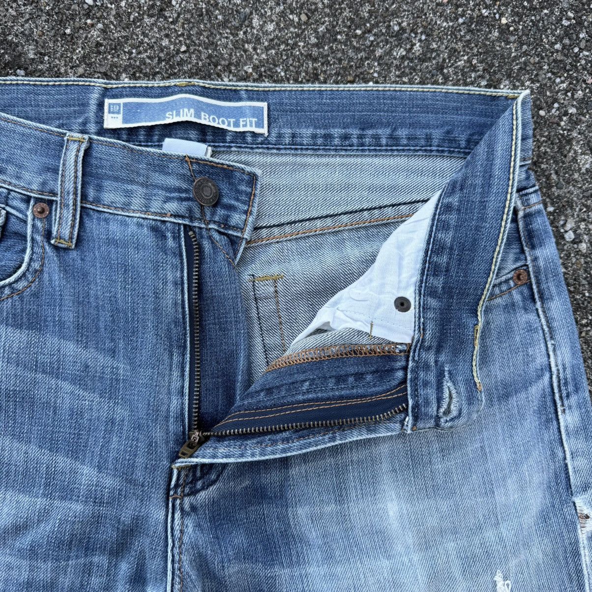 Gap VINTAGE GAP FLARE DENIM FADED JEAN PANTS Size US 32 / EU 48 - 8 Thumbnail